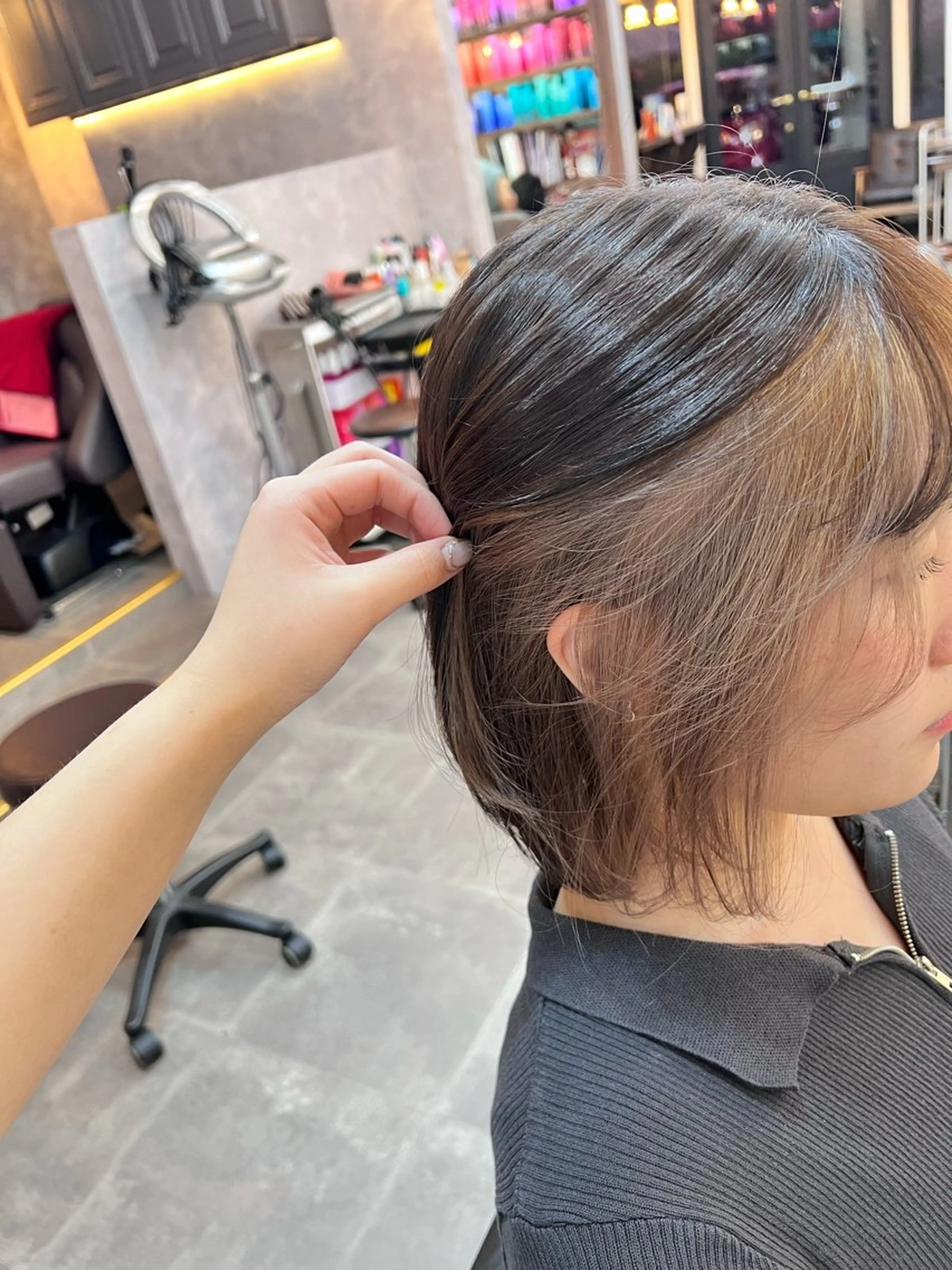 ミディアム Richell所属・Richell🎀 🖤yuuのヘアスタイル