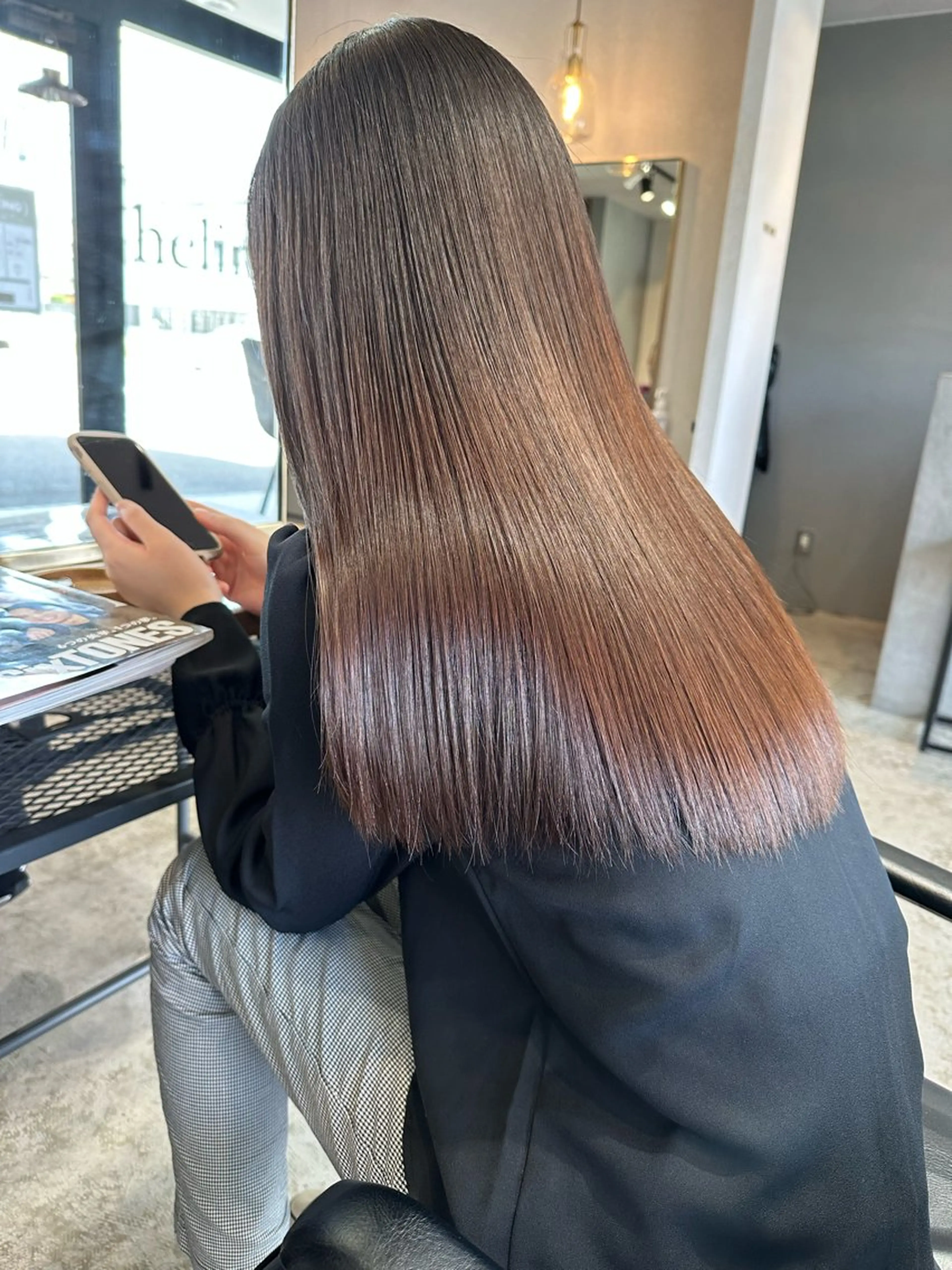 ロング カラー 縮毛矯正 トリートメント HELIM所属・🍀石川尚之🍀 HELIMのヘアスタイル