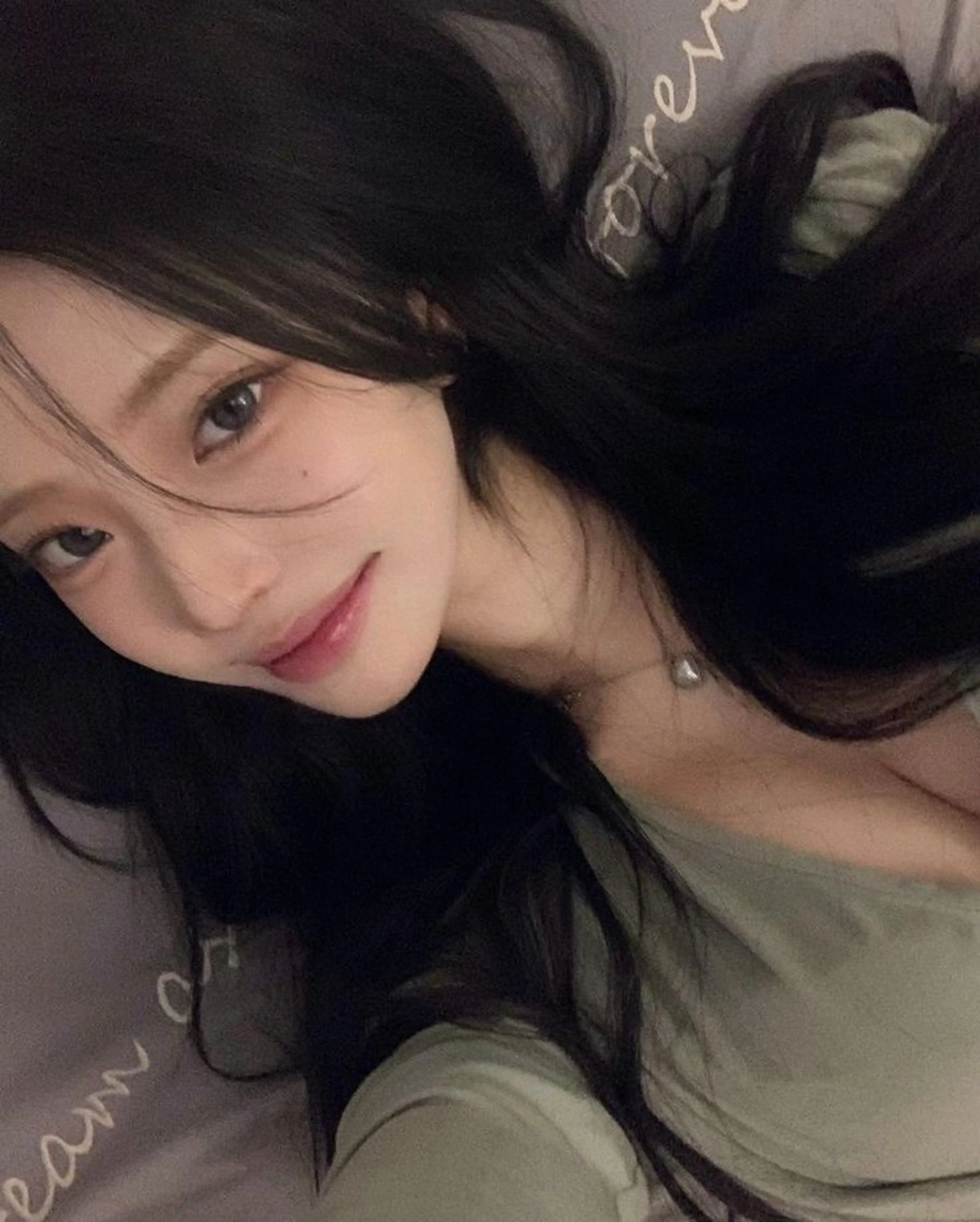 ロング カラー ヘアカラー 韓国風暗髪ヘア🤍 🫧MIREIのヘアスタイル