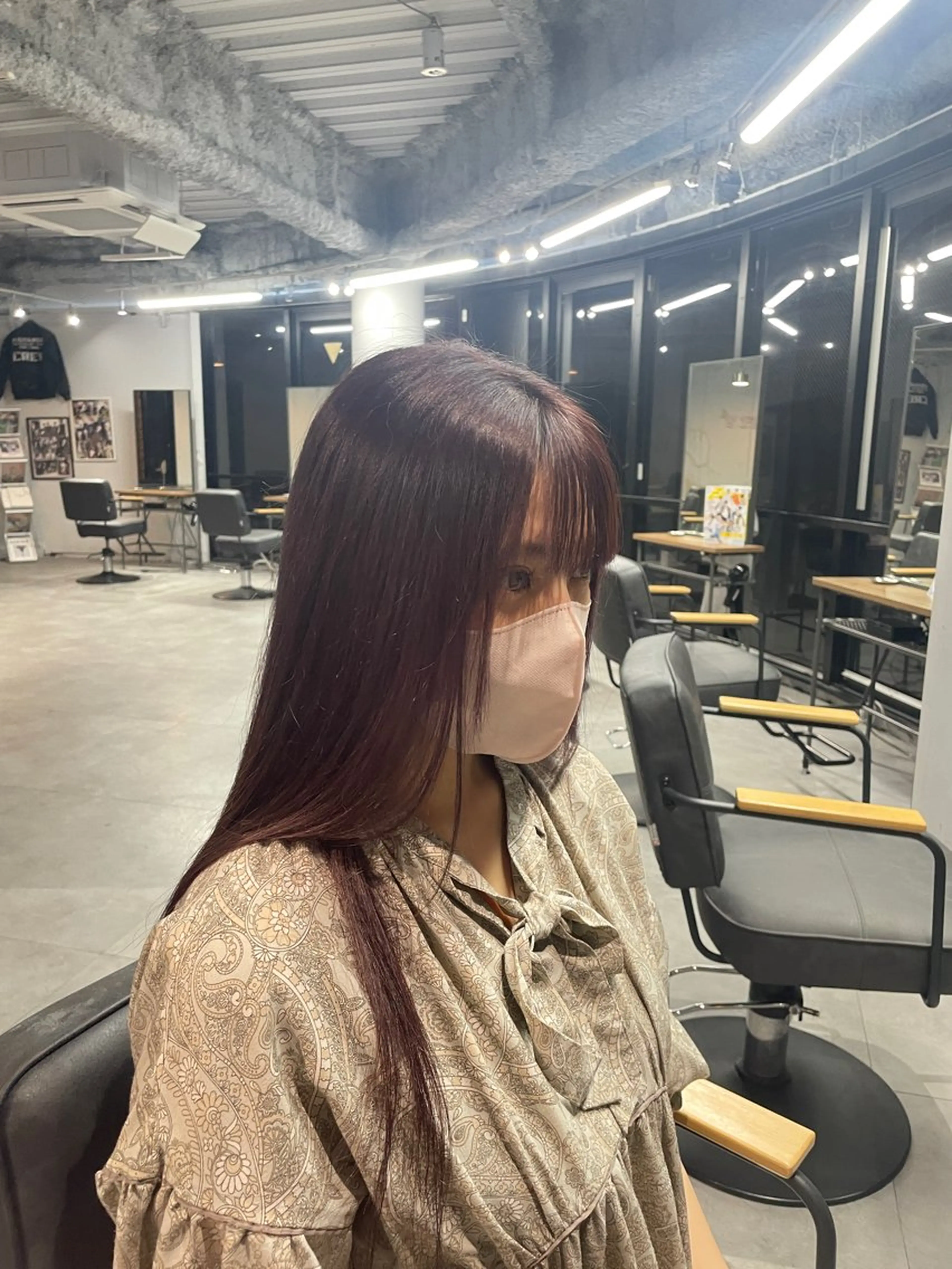 ロング ヘアカラー 韓国特化 なおきのヘアスタイル