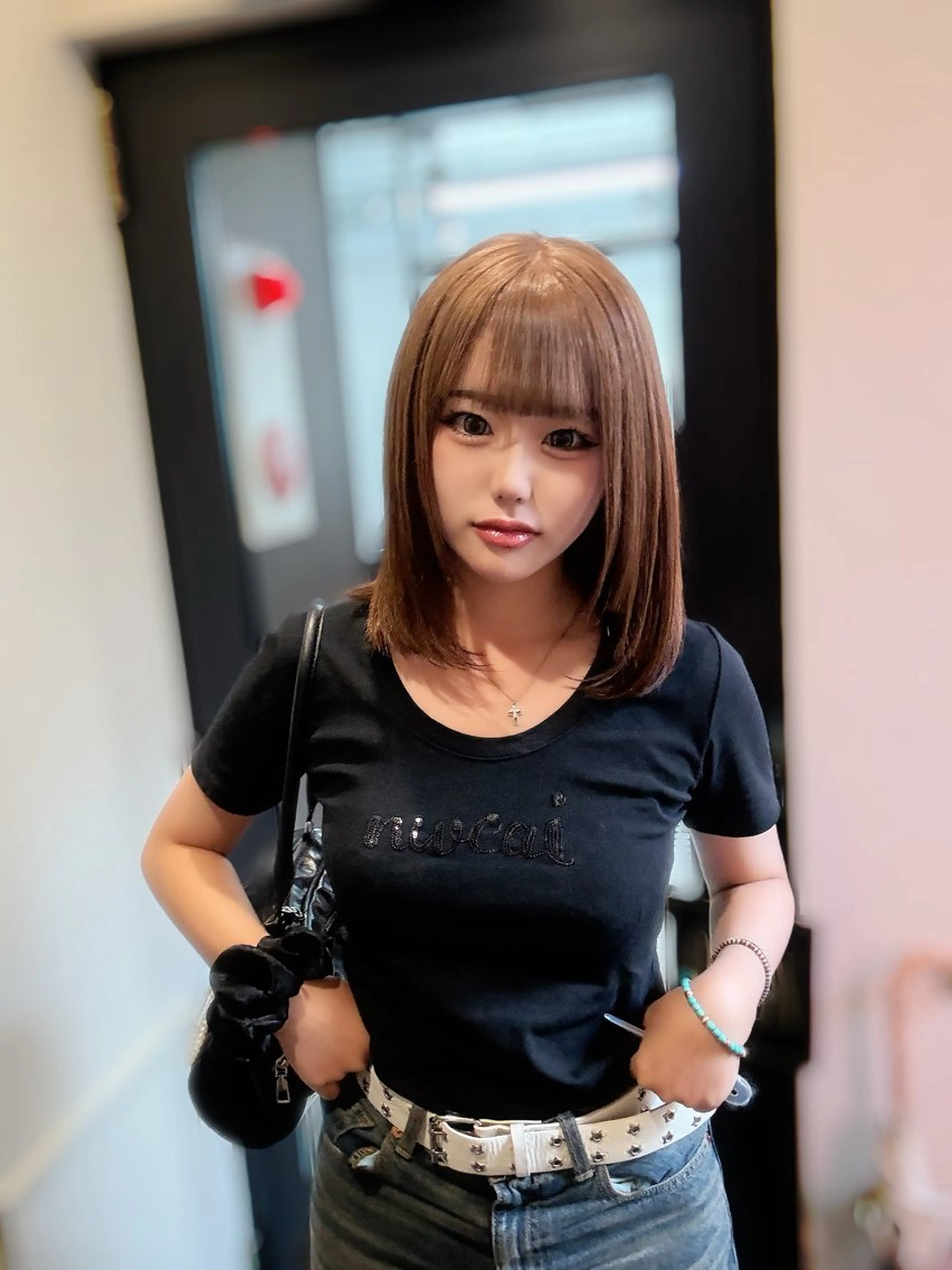 ミディアム カラー ヘアカラー トリートメント ヘアセット 韓国/トレンド レイヤー【101】のヘアスタイル