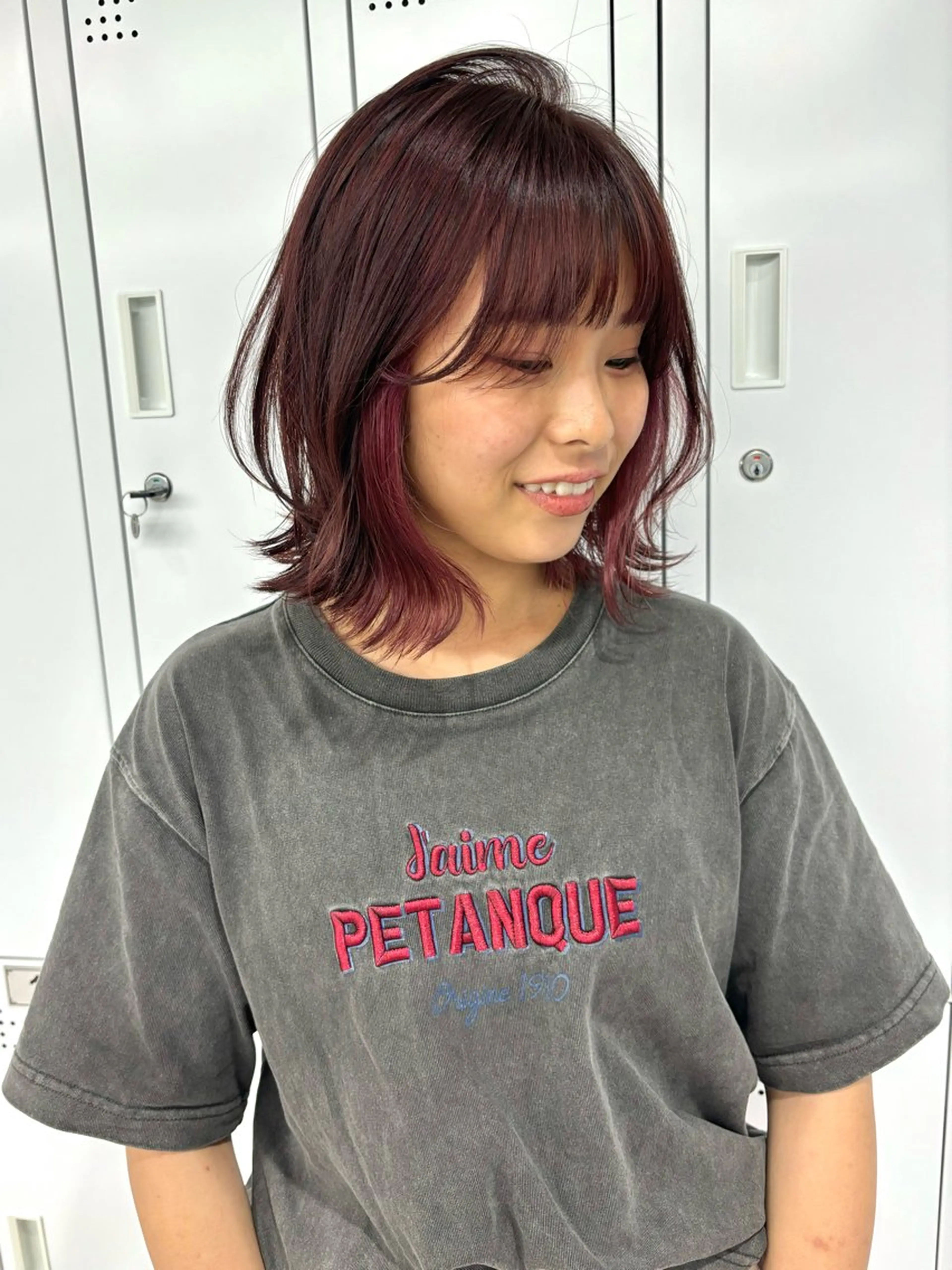 ショート カラー レイヤー/透明感 カラー💘akariのヘアスタイル