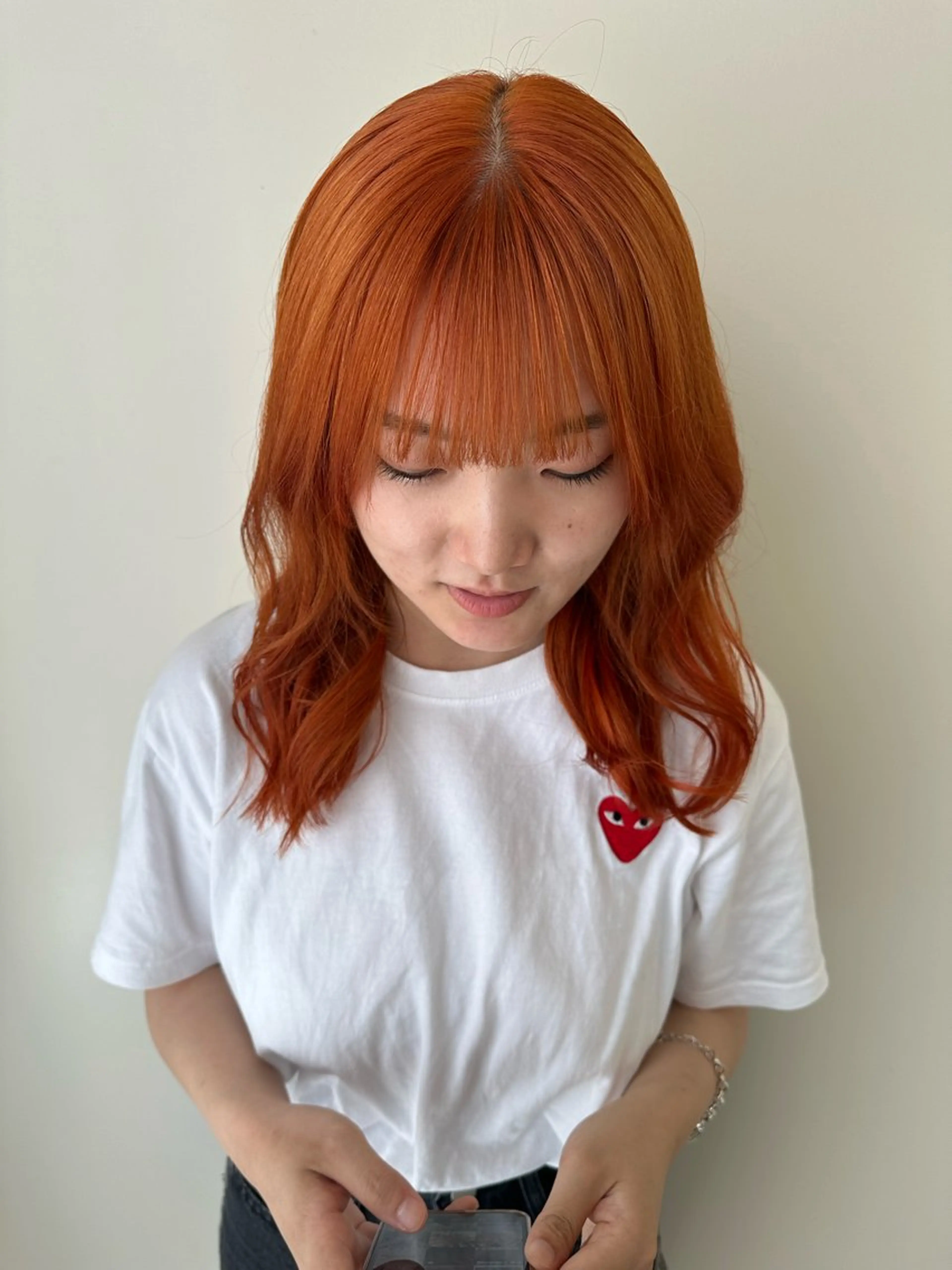 セミロング 酒徳 唯斗のヘアスタイル