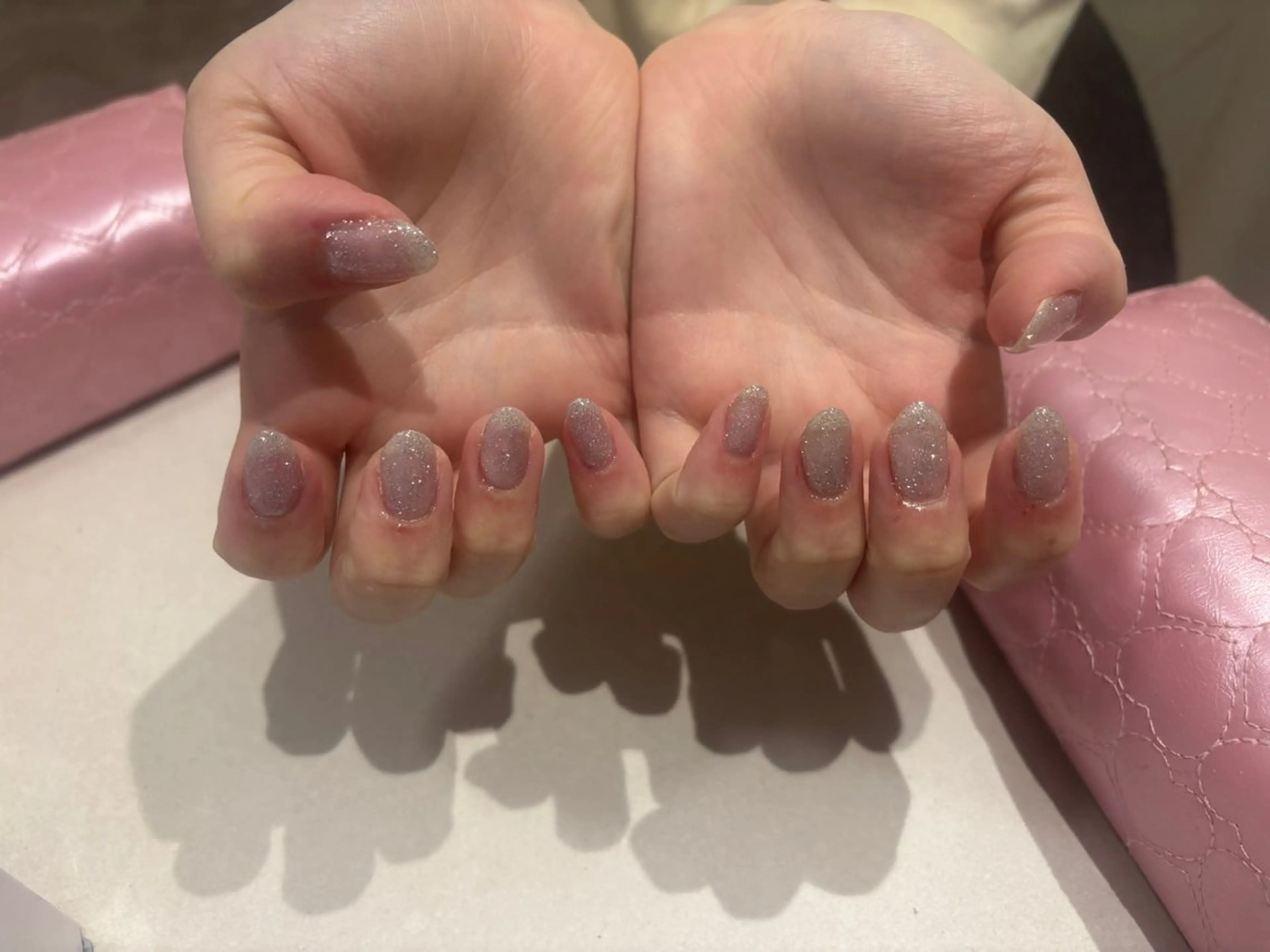 ネイル フラッシュネイル キラキラネイル ラメ(グリッター) ハンドネイル SAKURA 🌸🎀のネイルデザイン