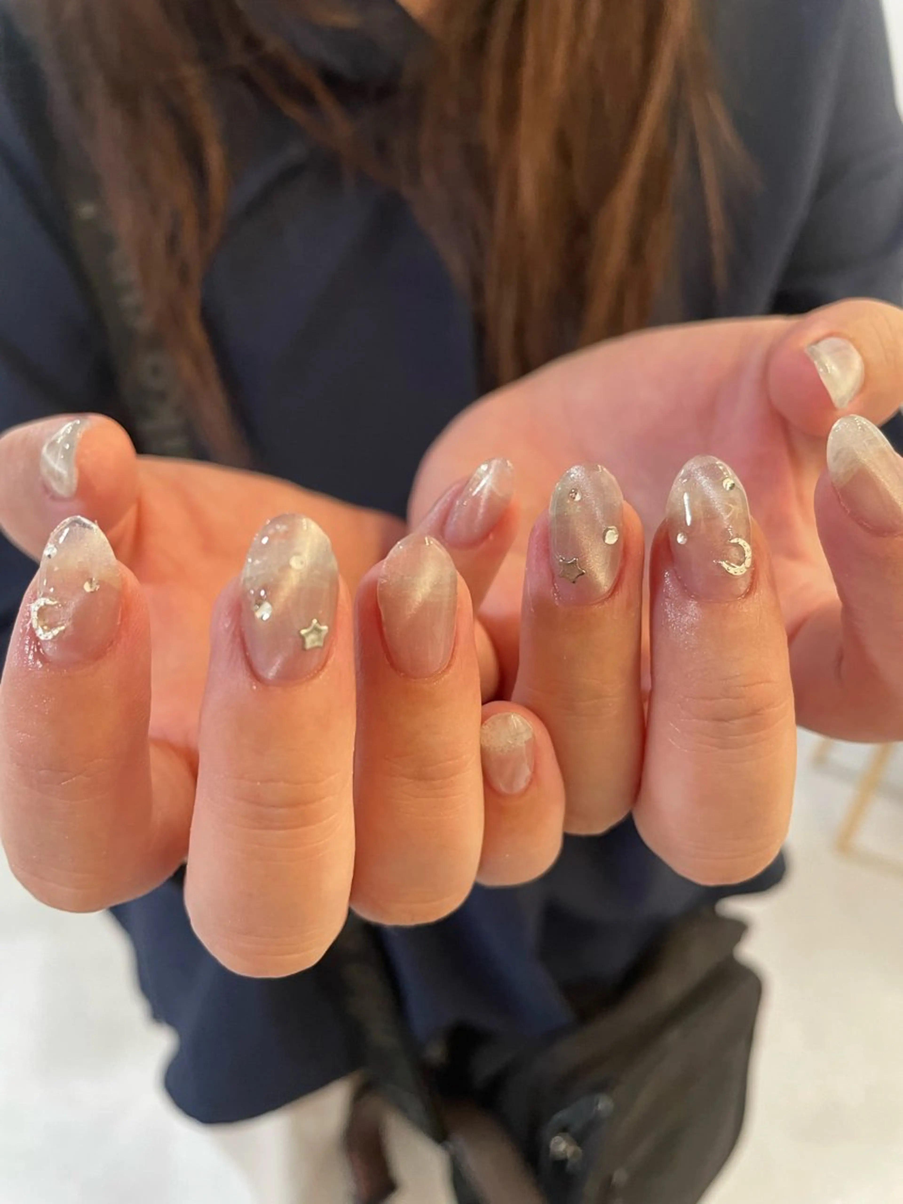ミディアム ハンドネイル LBnail.sae /おえかきネイルのネイルデザイン