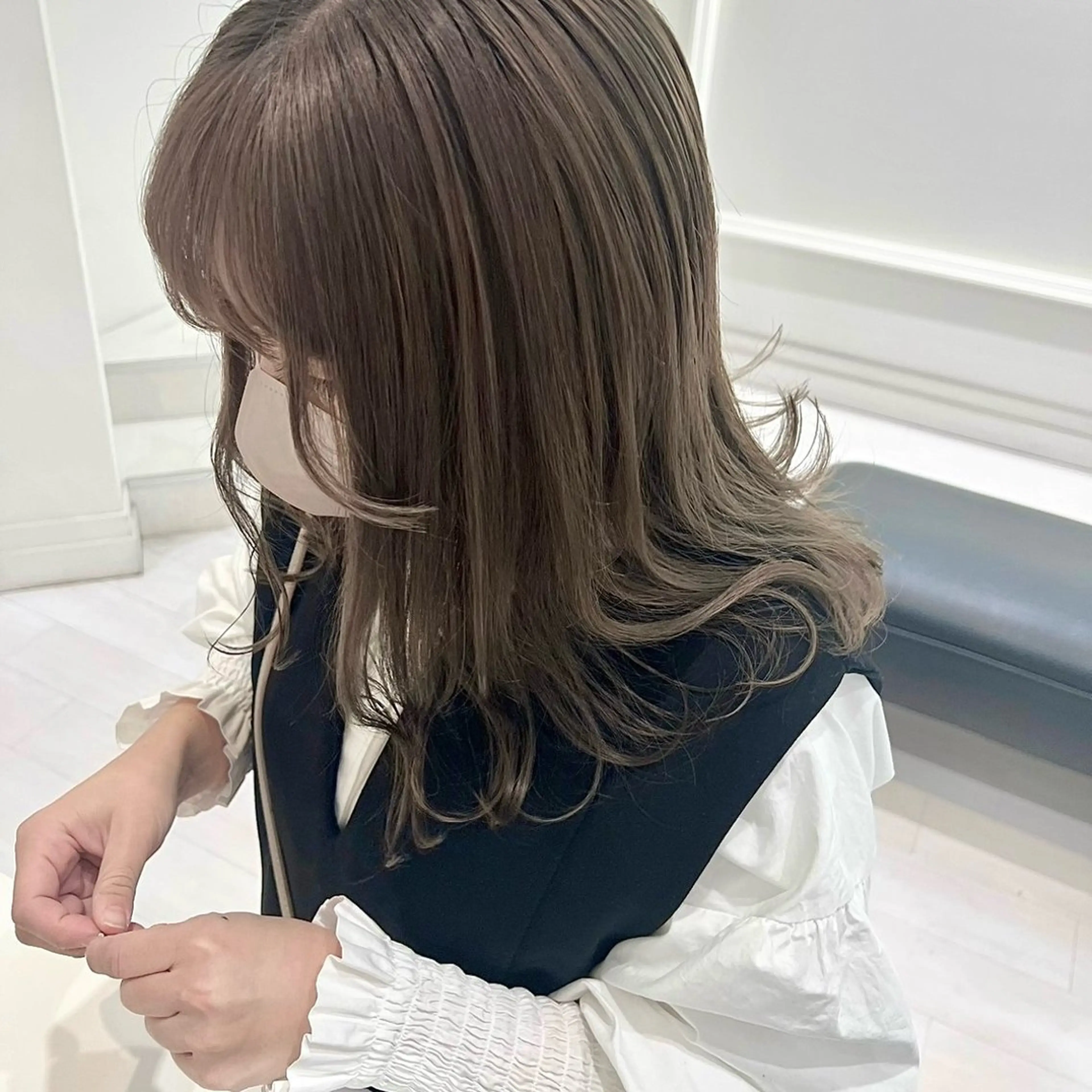 セミロング カラー ヘアカラー ParveMix / 横谷 日菜子🍨♡のヘアスタイル