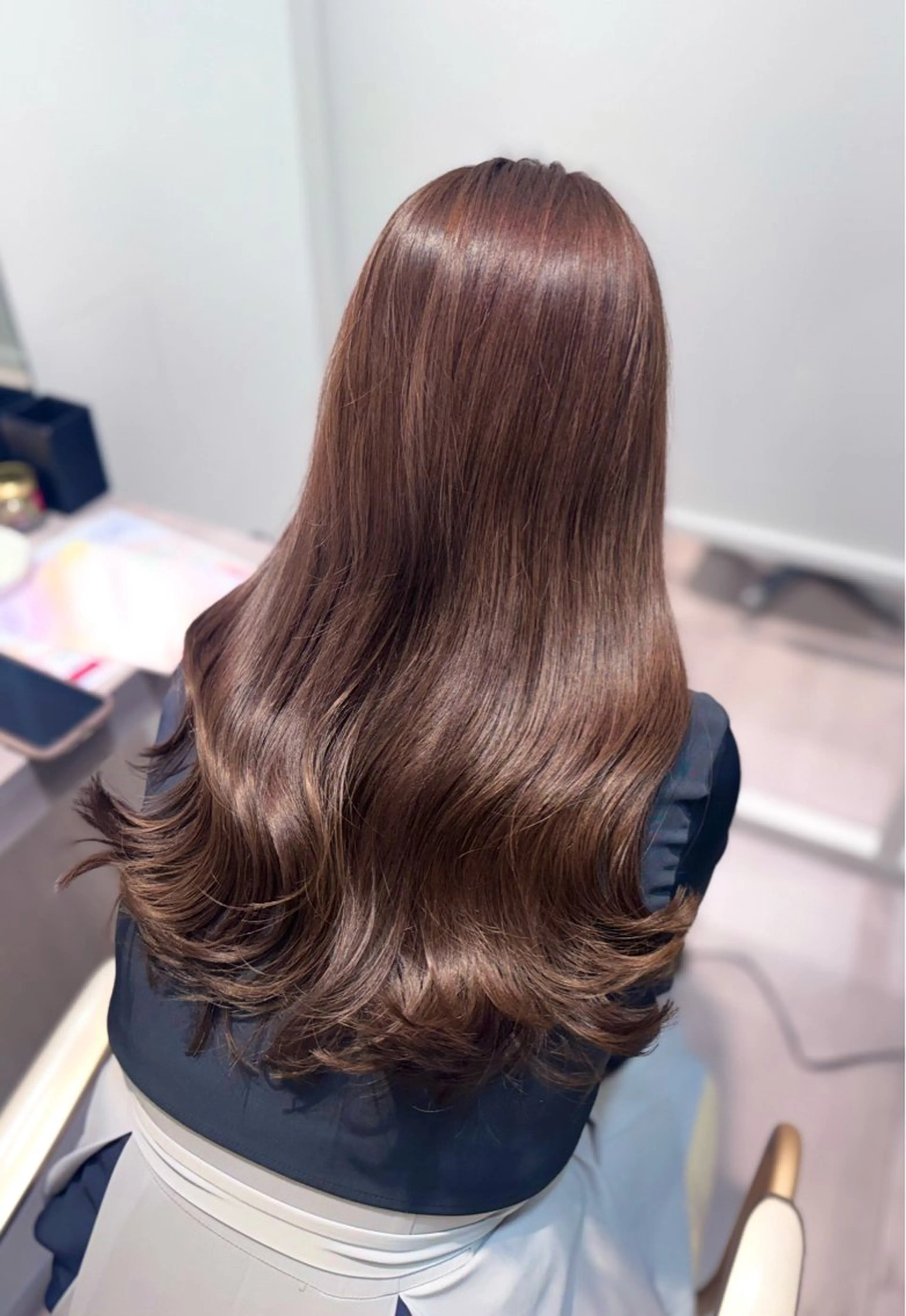ロング カラー ヘアカラー 渡邉 美咲のヘアスタイル