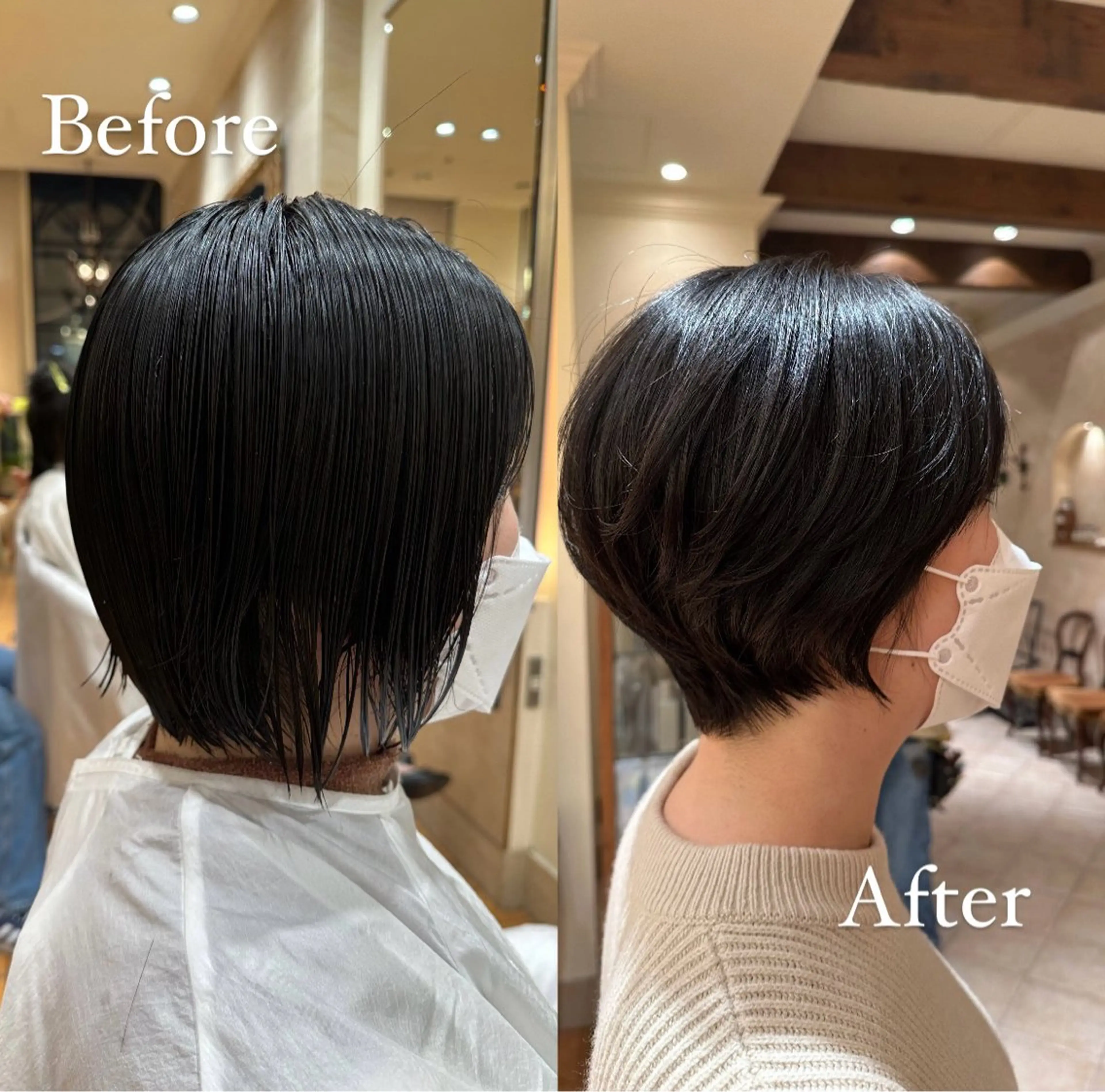 ショート ショートボブ ボブ ショートヘア BEAUTRIUM 265所属・カットモデル/ 大森弘貴のヘアスタイル