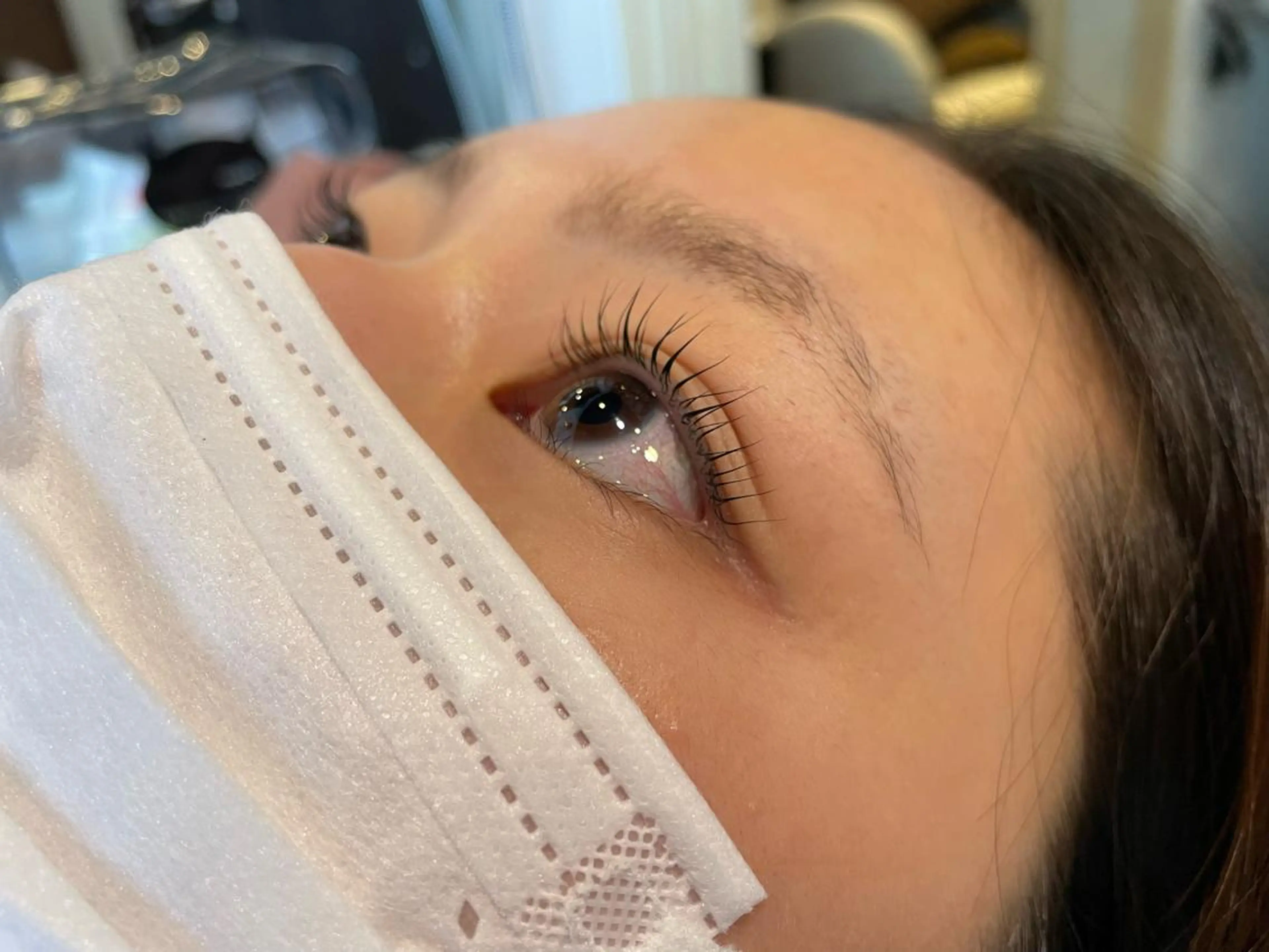 マツエク・マツパ アイブロウ 一重×まつ毛パーマ マツパ 桑田 新菜のヘアスタイル