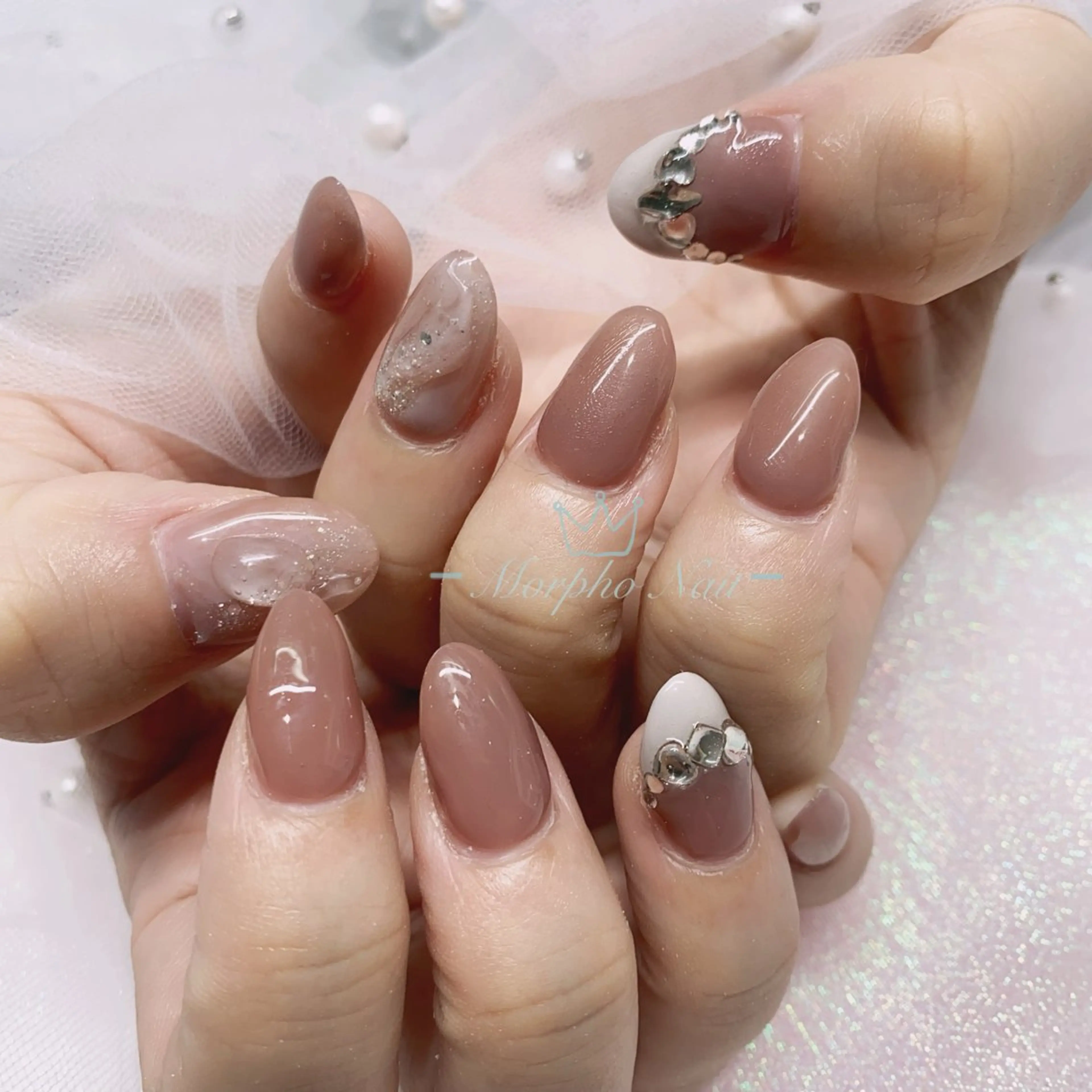 ネイル Morpho nailのネイルデザイン
