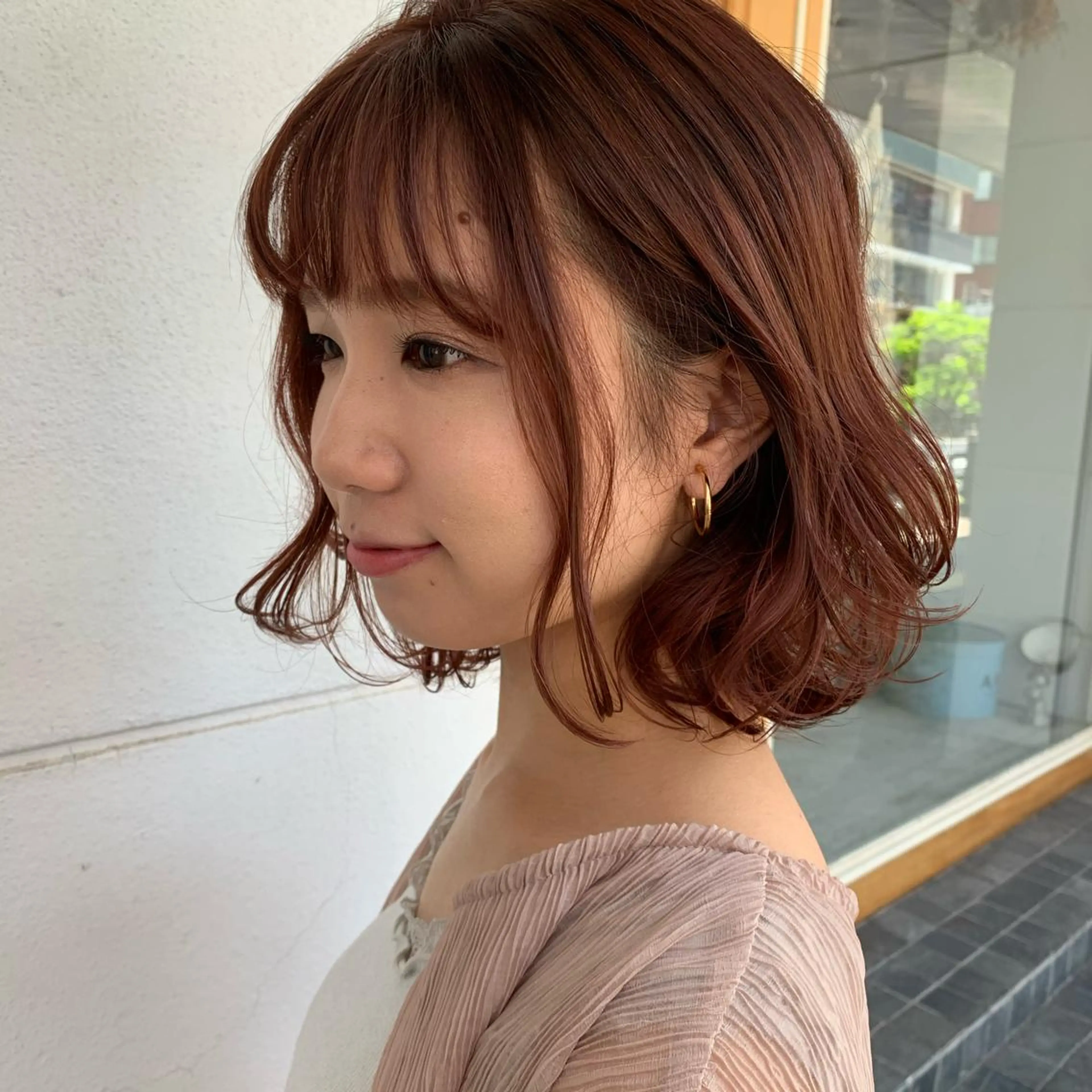 カラー カシス ピンクカラー ヘアカラー トリートメント m ā l o.🌷 サカモトマイコのヘアスタイル