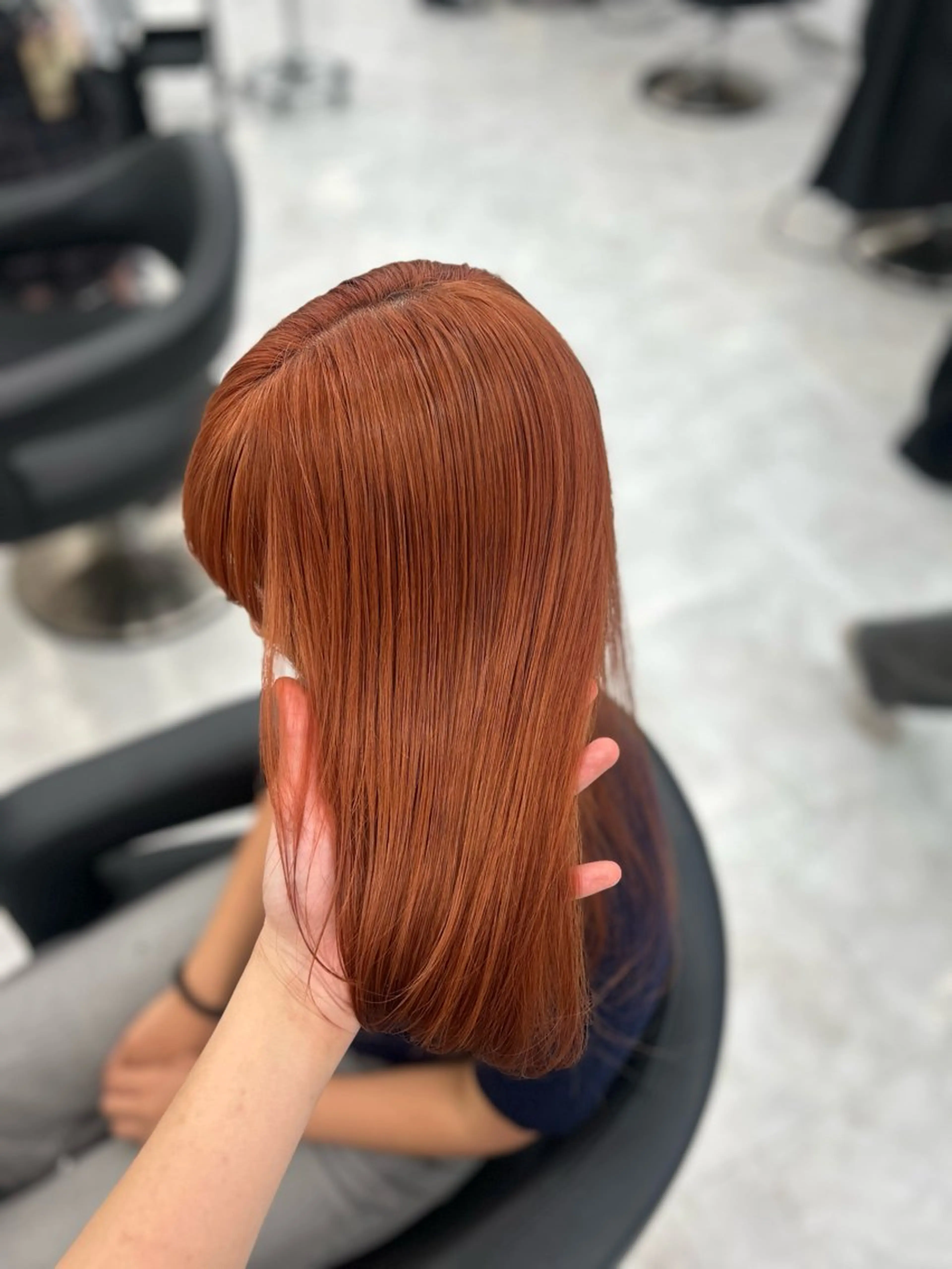 ロング ヘアカラー トリートメント ヘッドスパ ヘアセット 🥀艶髪/似合わせ 暖色/まな🥀のヘアスタイル