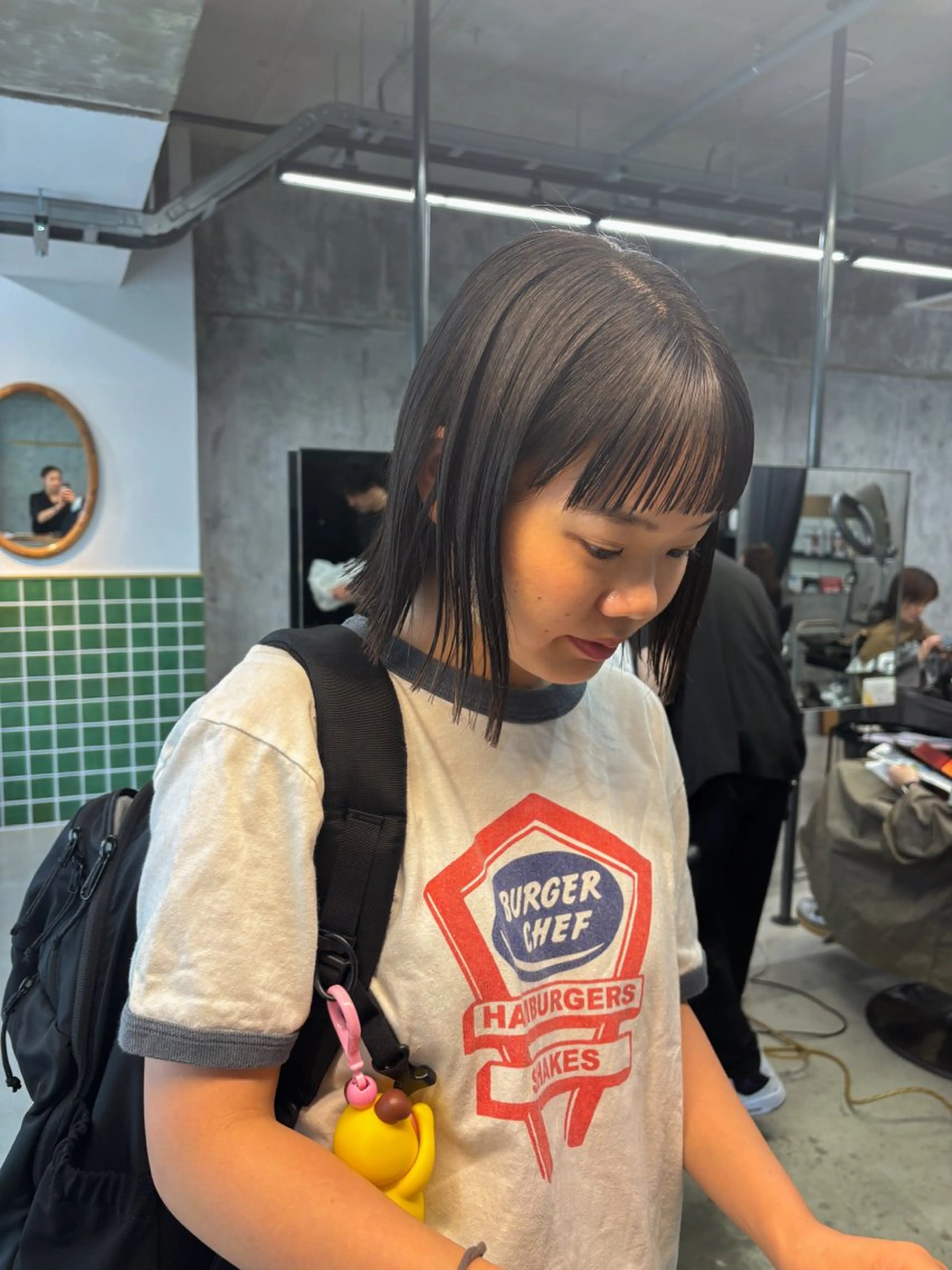 ショート カット ヘアカラー トリートメント GOBUNNOROKU所属・mei   【6/5 ゴブンノロク】のヘアスタイル