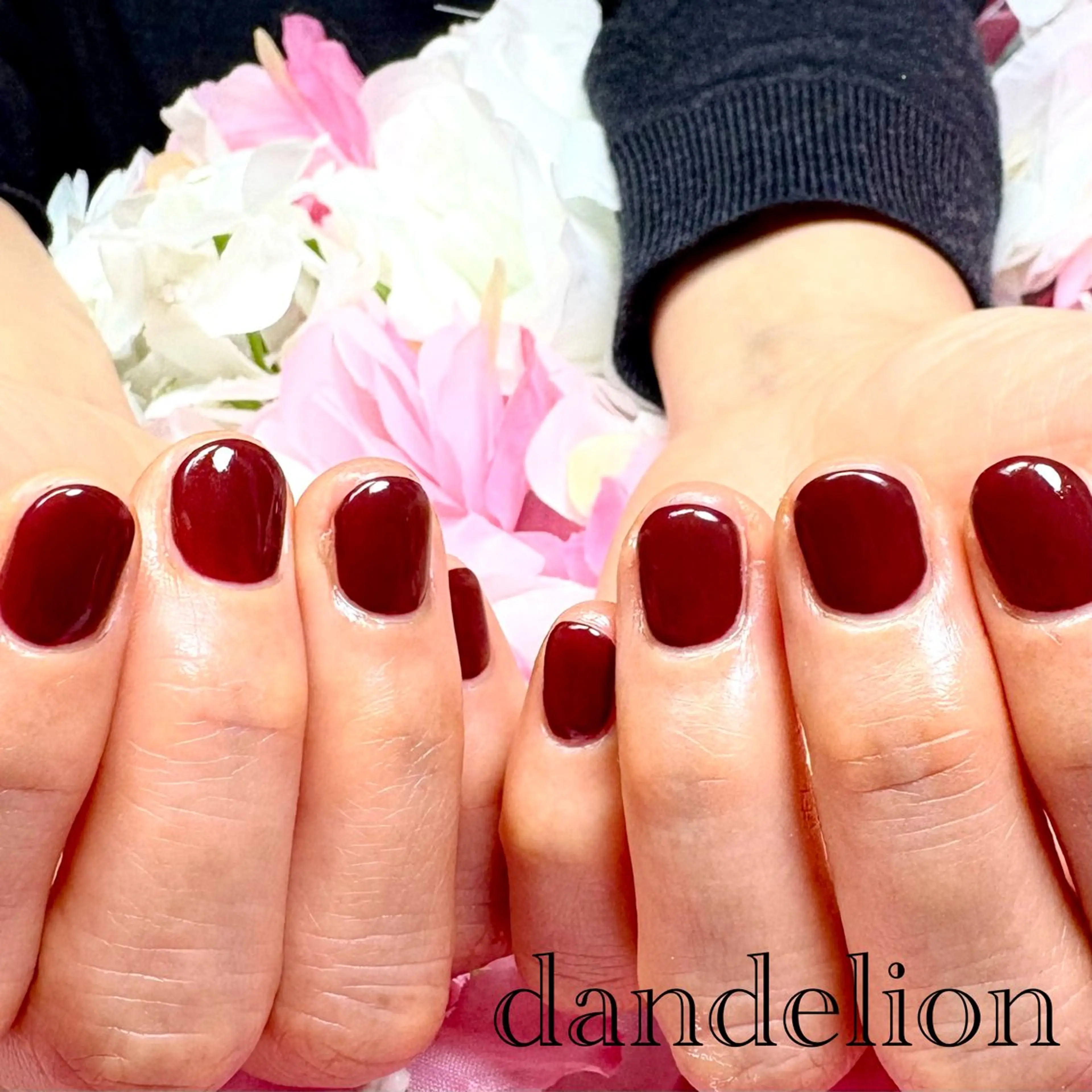 ネイル ハンドネイル ハンドケア dandelion ダンデライオンのネイルデザイン
