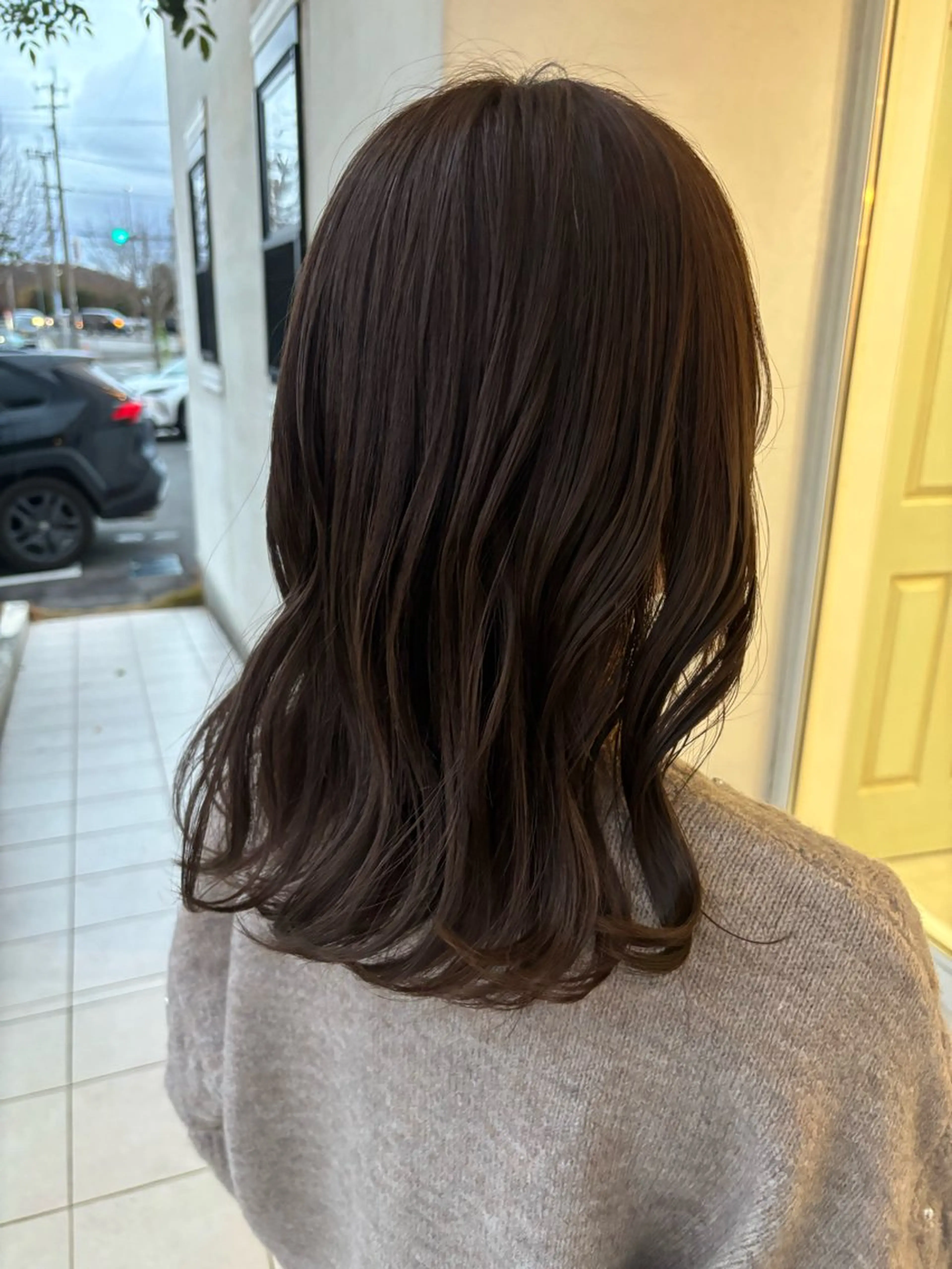 ミディアム カット ヘアカラー rink / ETOILEのヘアスタイル