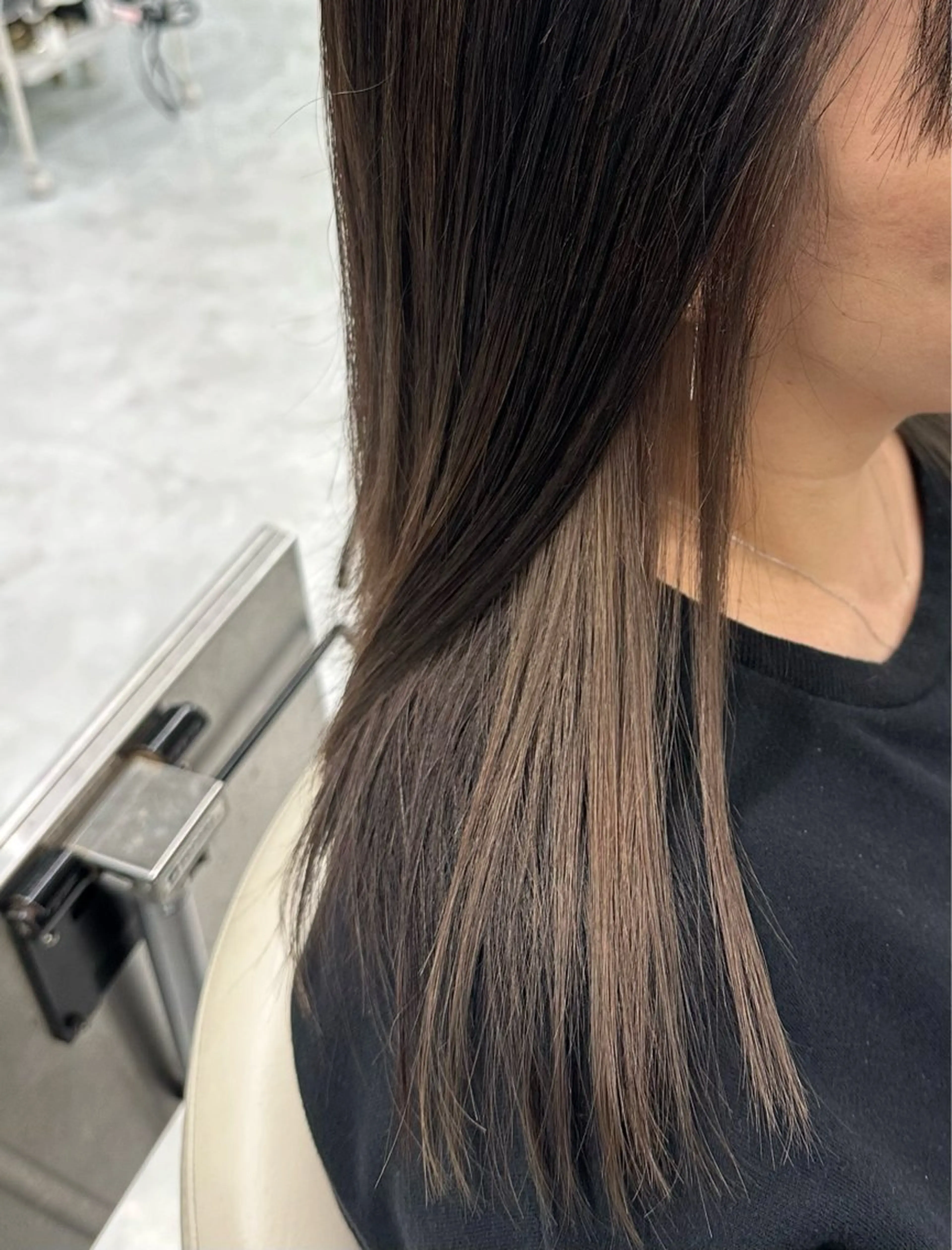 ロング カラー ベージュカラー ブリーチ インナーカラー ヘアカラー トリートメント LeeHorie MIUのヘアスタイル