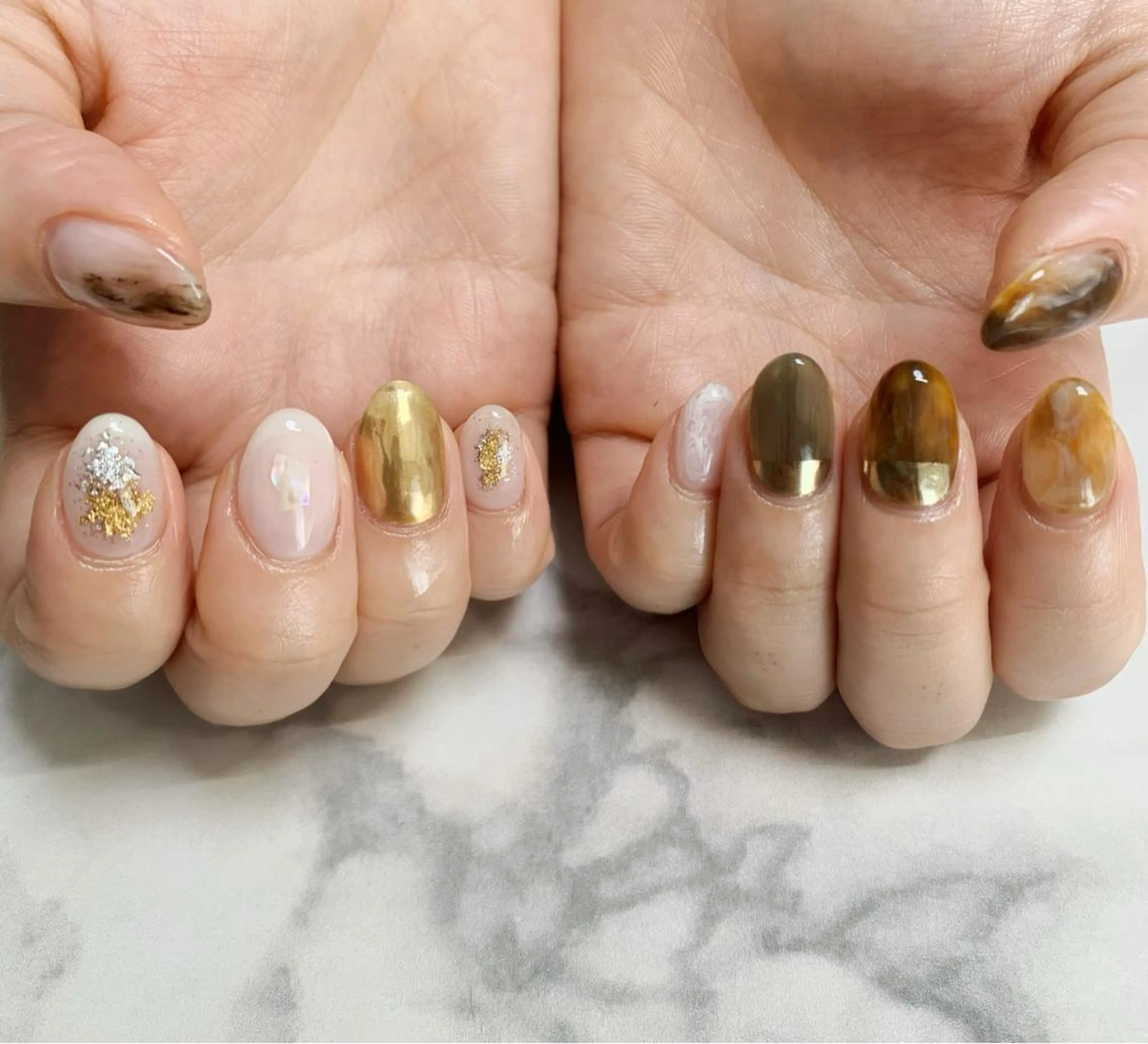 ネイル ハンドネイル nail salon en familleのネイルデザイン