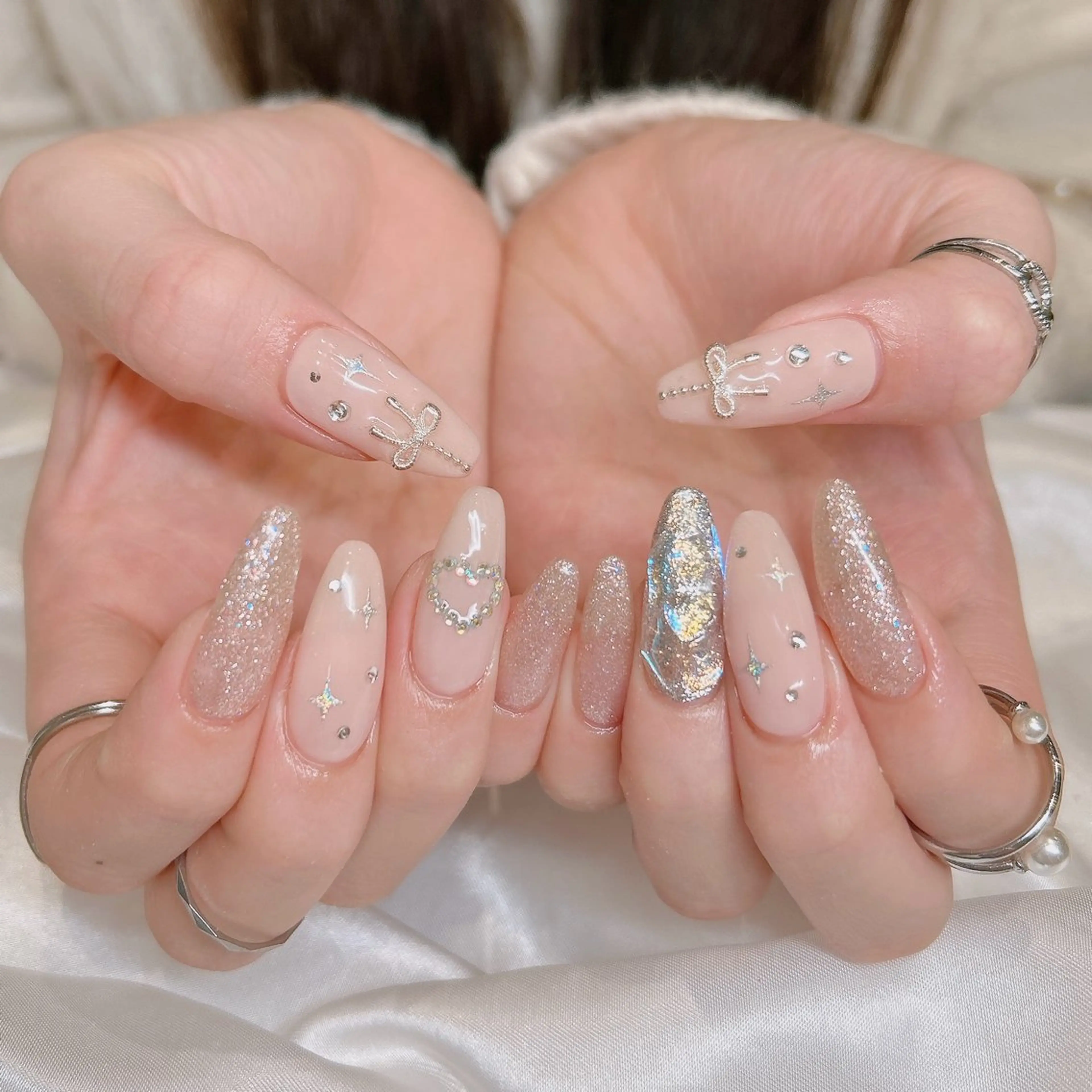 ネイル ハンドネイル junna のぞいてねのネイルデザイン