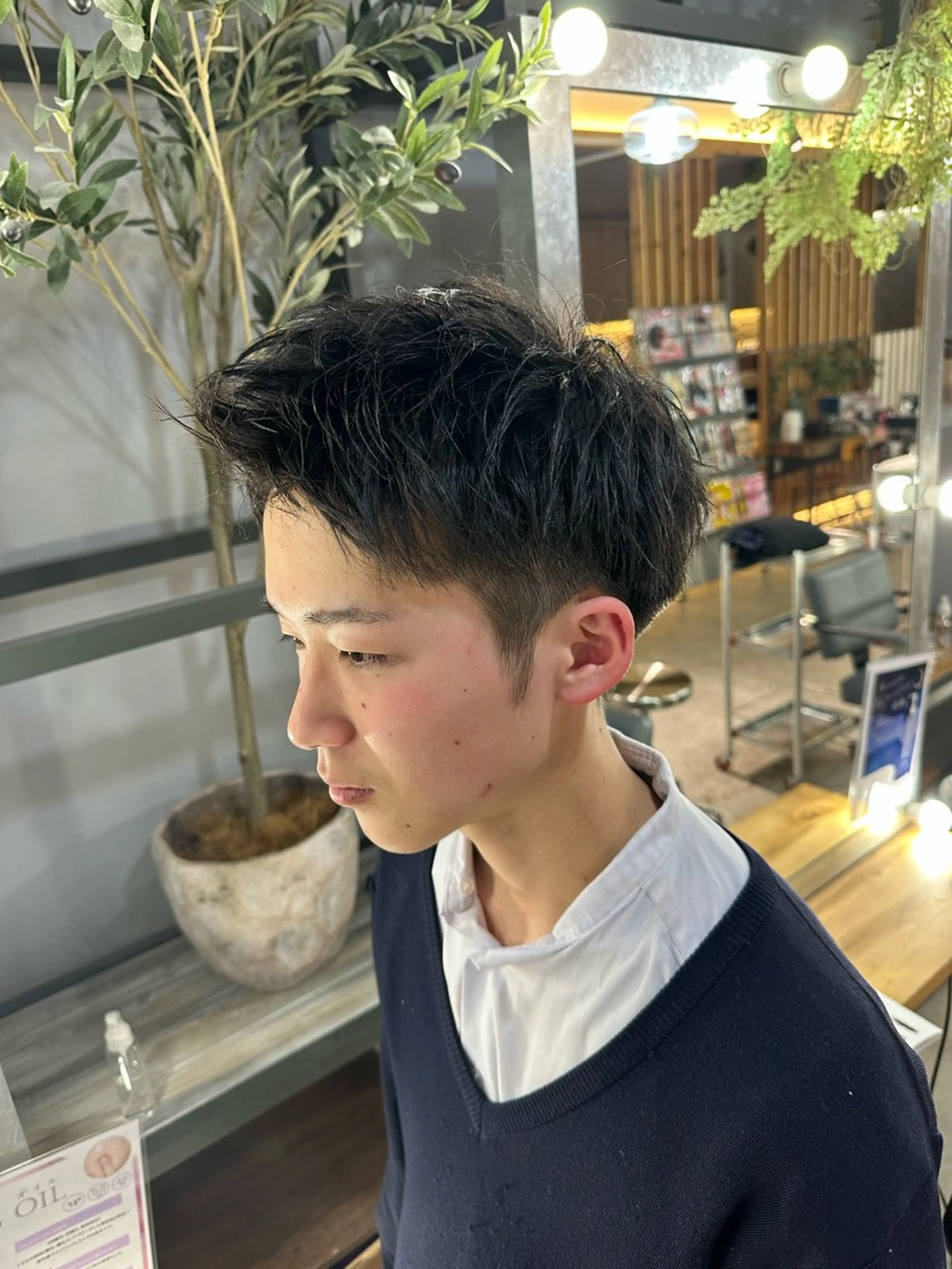 ショート メンズ 溜 一太のヘアスタイル