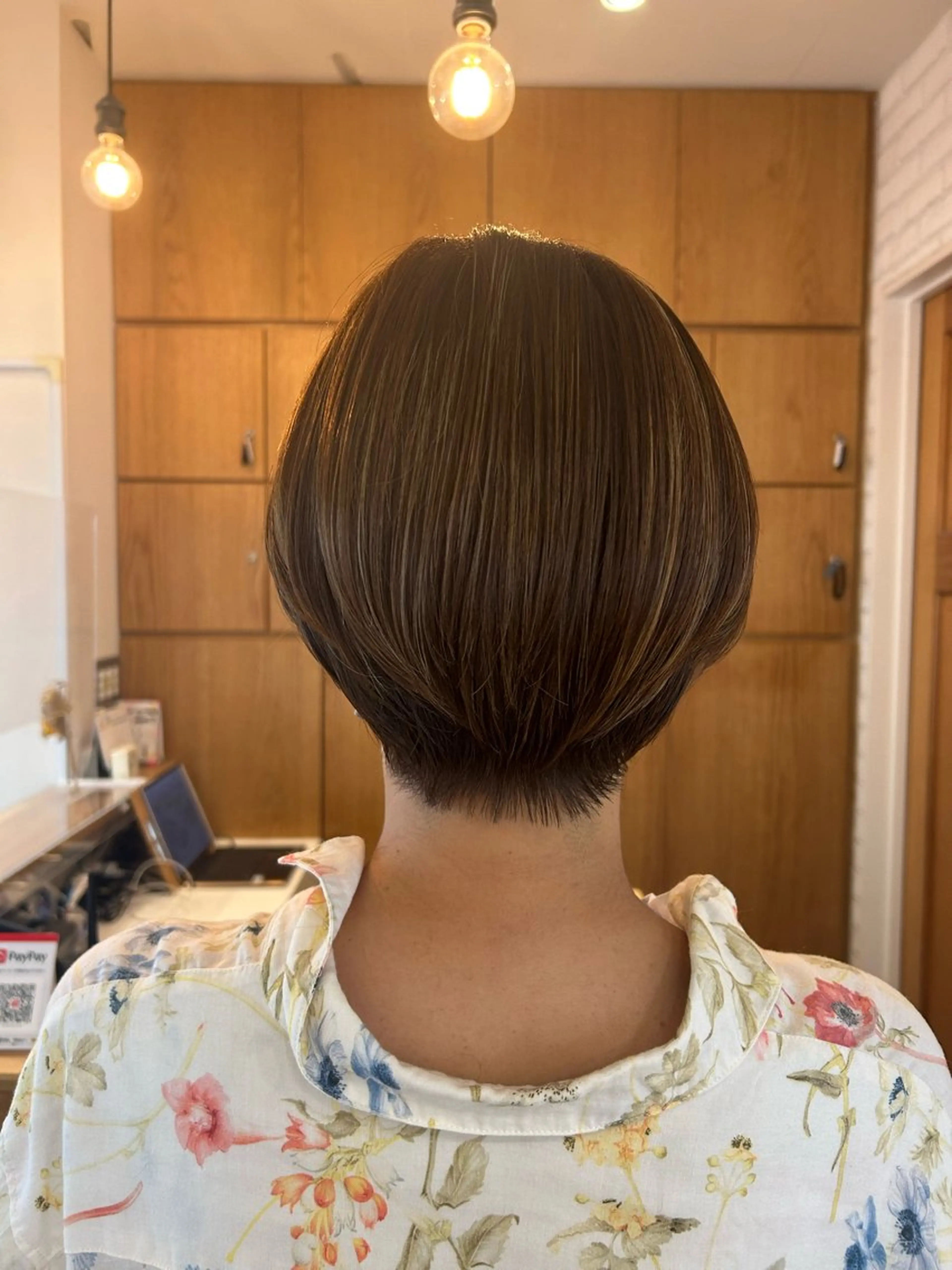 ショート カット ヘアカラー トリートメント かお 🐰のヘアスタイル