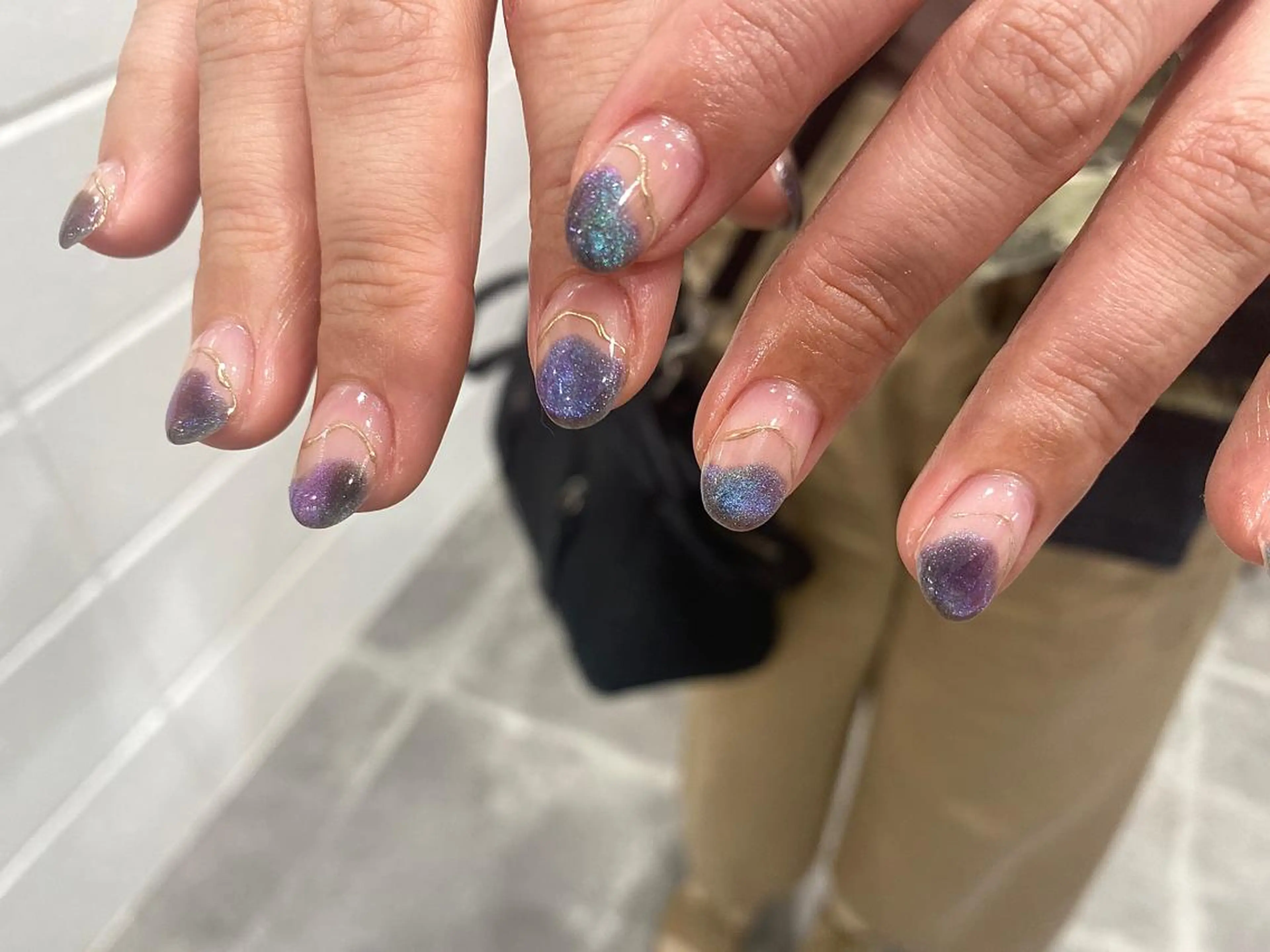 ネイル NINEnami ニュアンスネイルのネイルデザイン