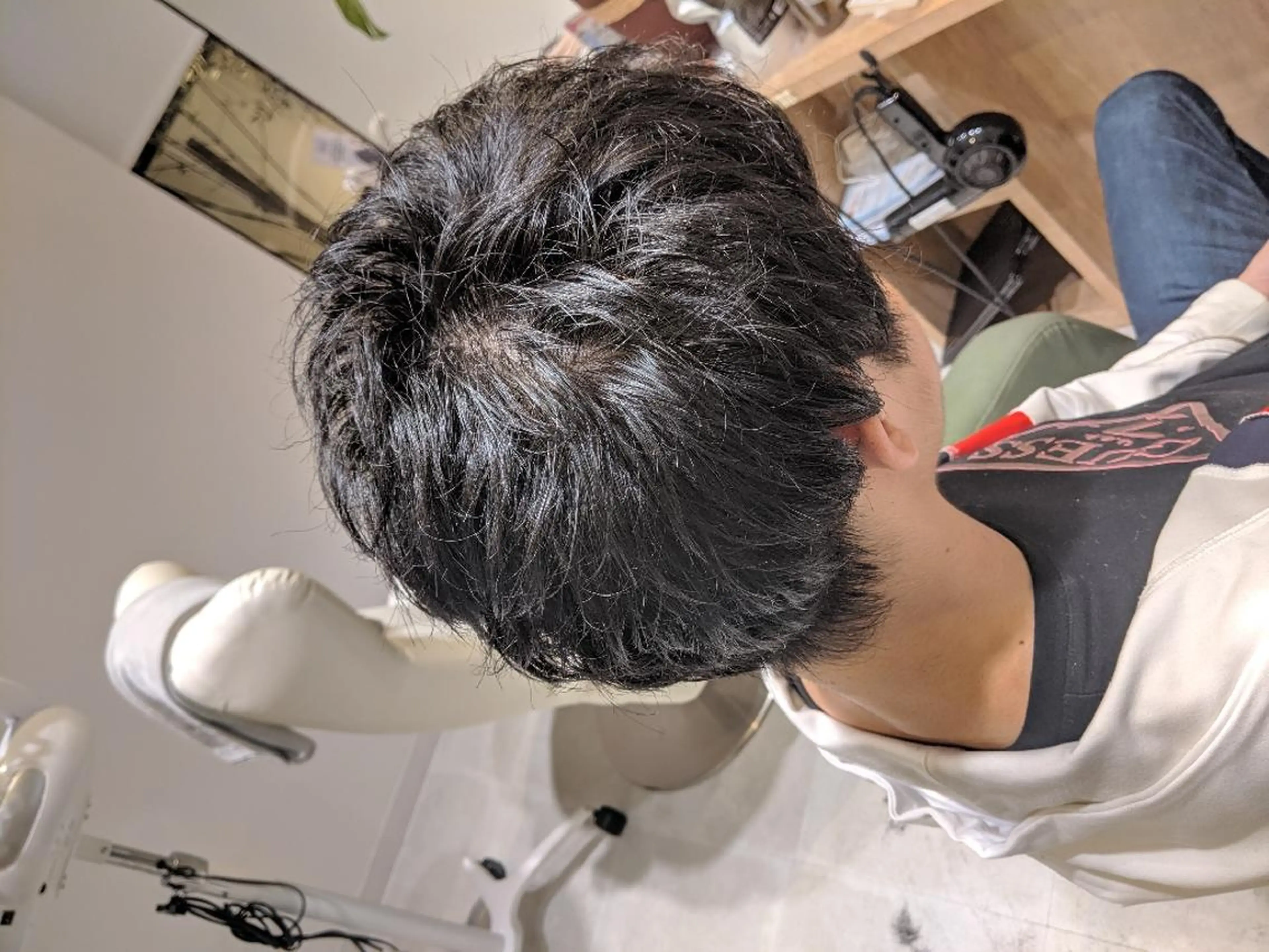 メンズ 浜田りほ Luxbe 博多バスターミナルのヘアスタイル