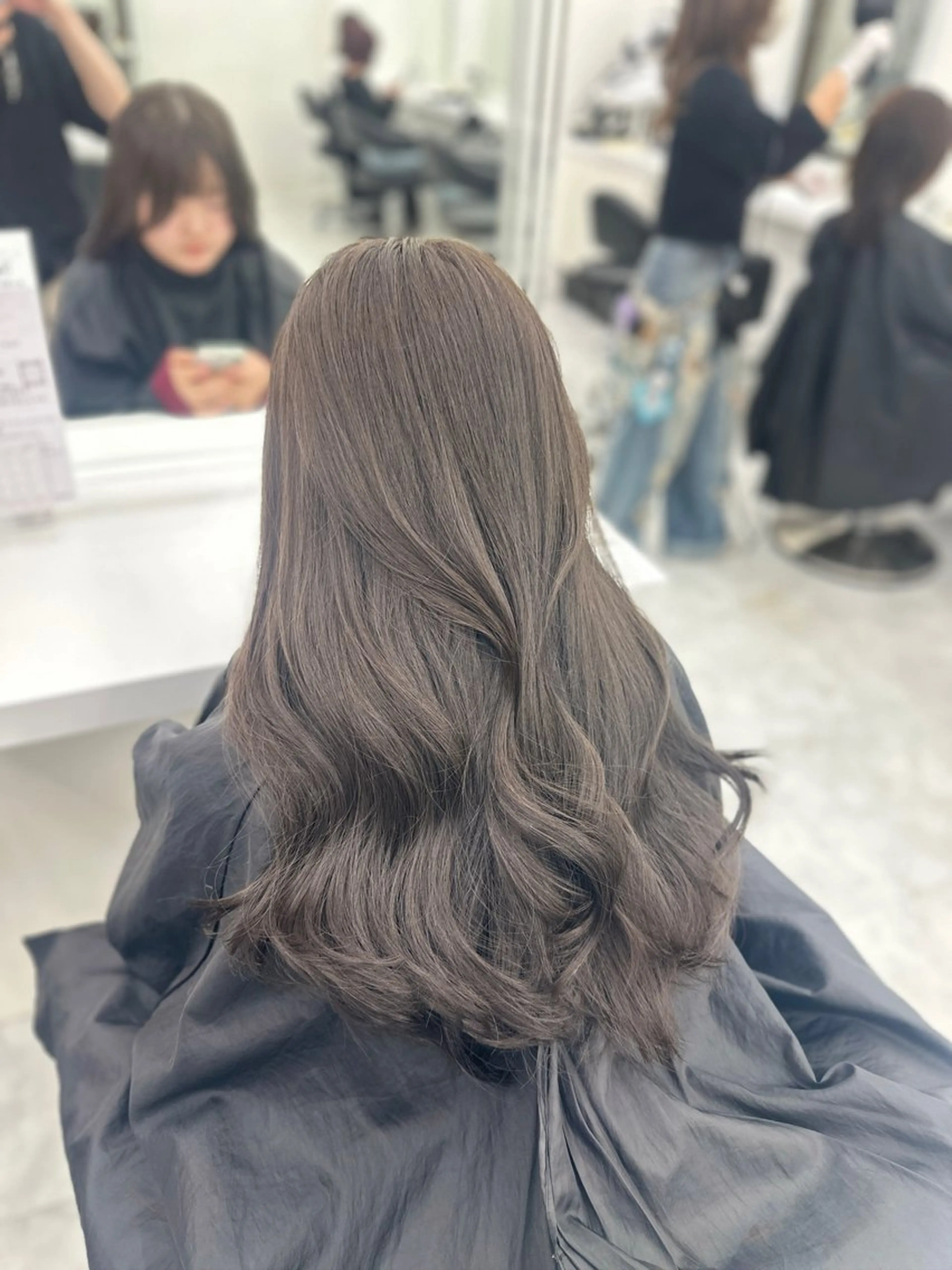 ロング カラー パーマ ヘアアレンジ メンズ キッズ ♥️韓国ヘア レイヤー♥️ゆりのヘアスタイル