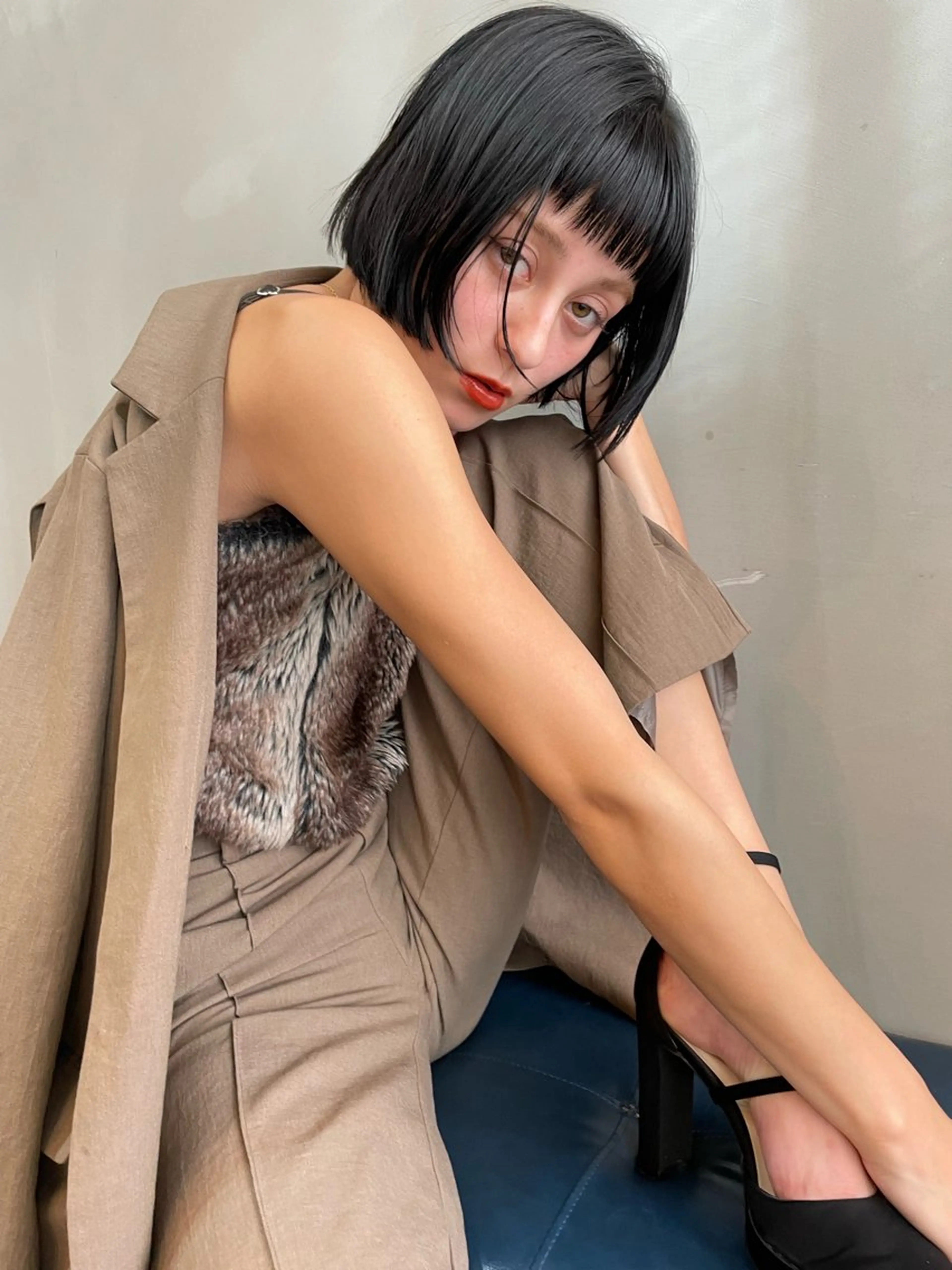 ショート カット トリートメント ショート/ボブ/ 心斎橋/宮脇美奈のヘアスタイル