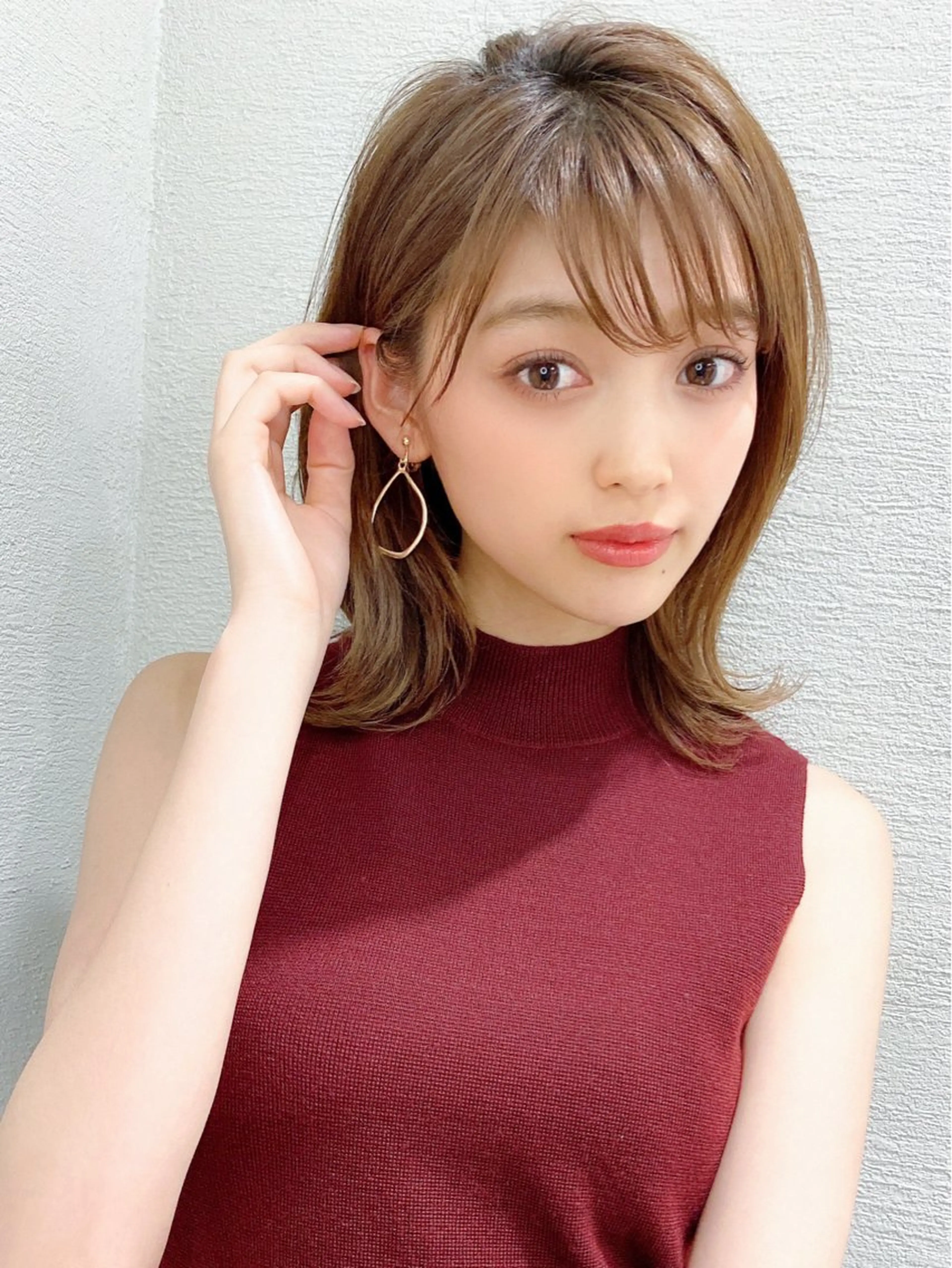 ミディアム 新宿/ 田口雄大のヘアスタイル