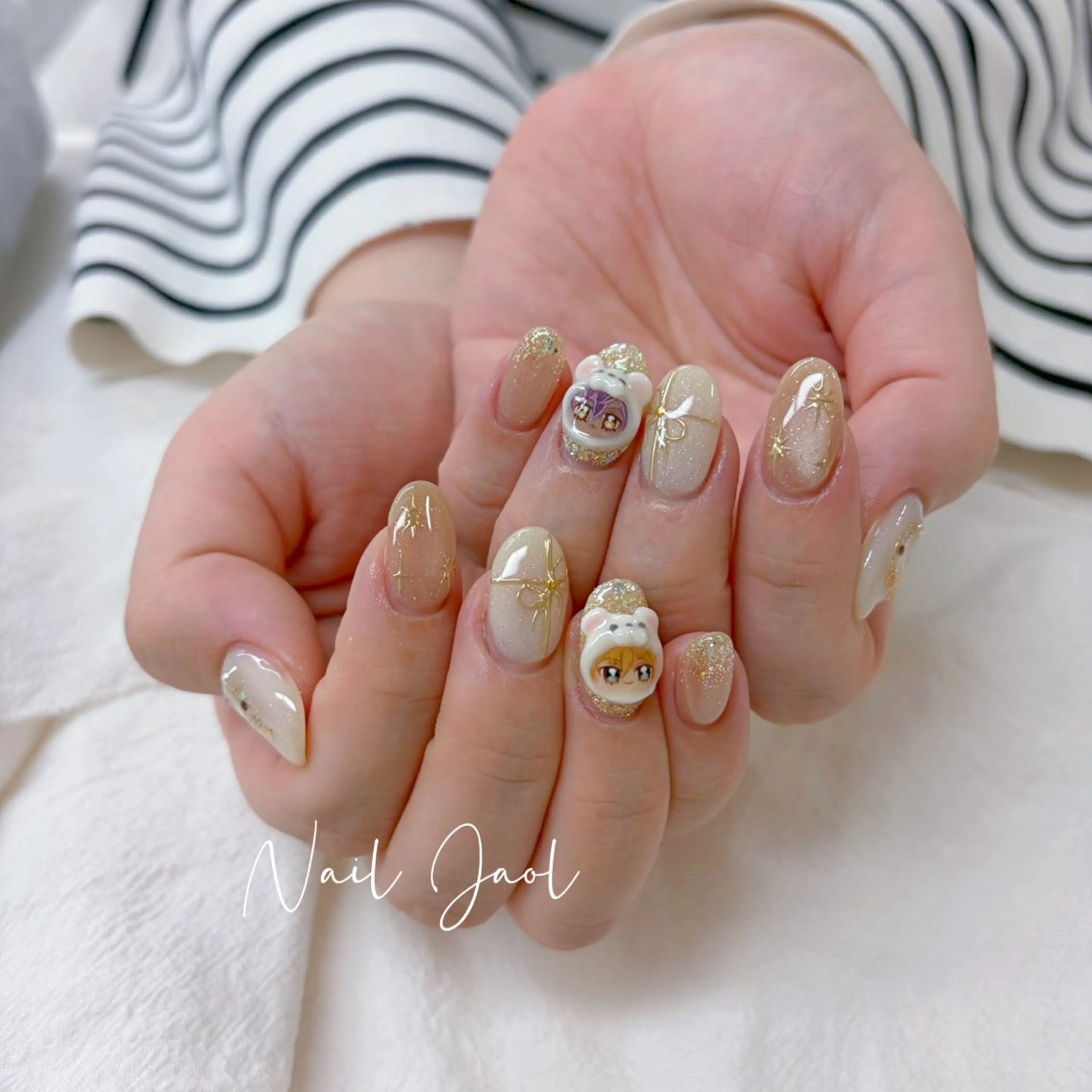 ミディアム nail jaol池袋店所属・ネイルJaol 池袋のネイルデザイン