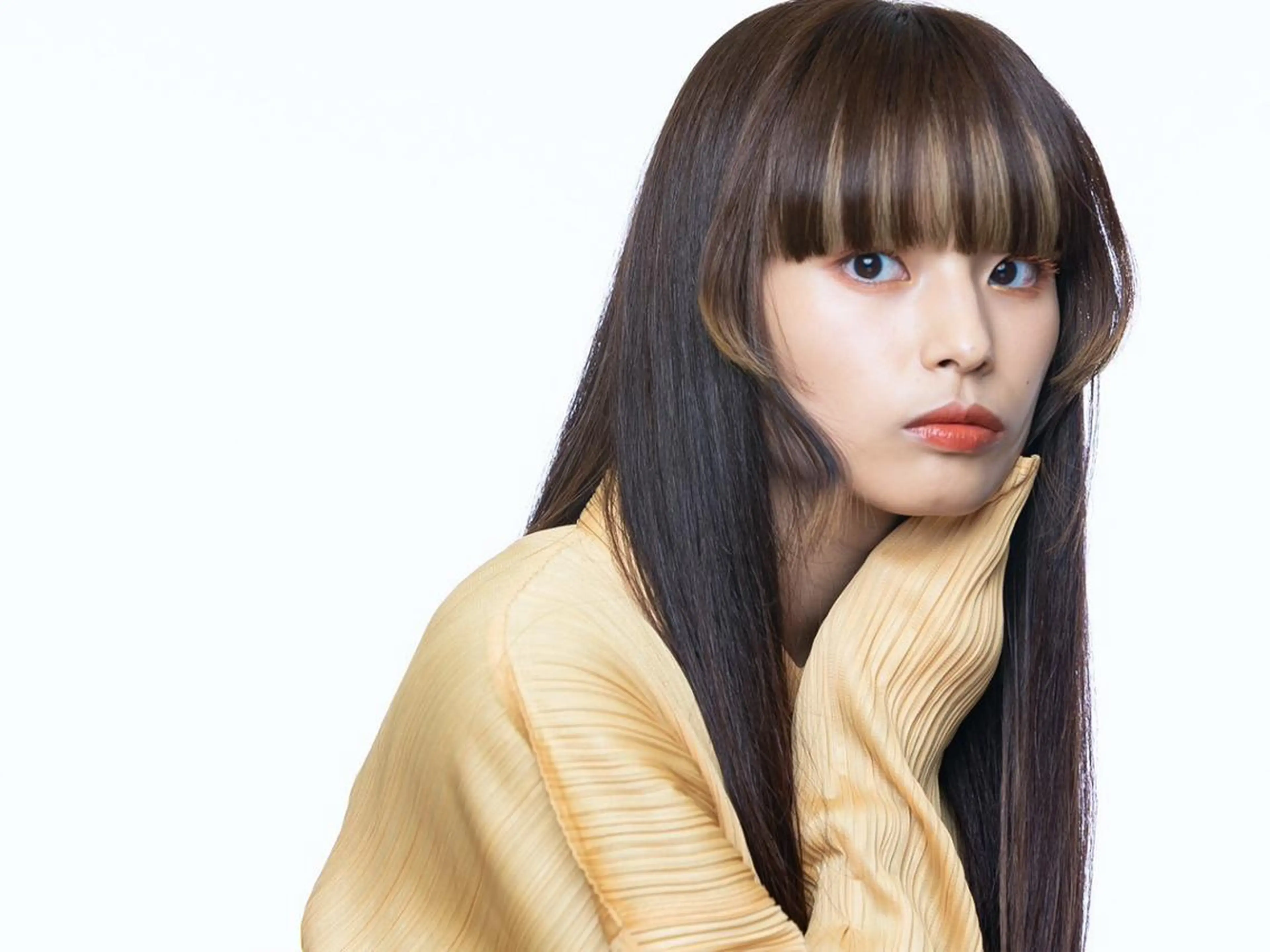 ストレート🤍の写真