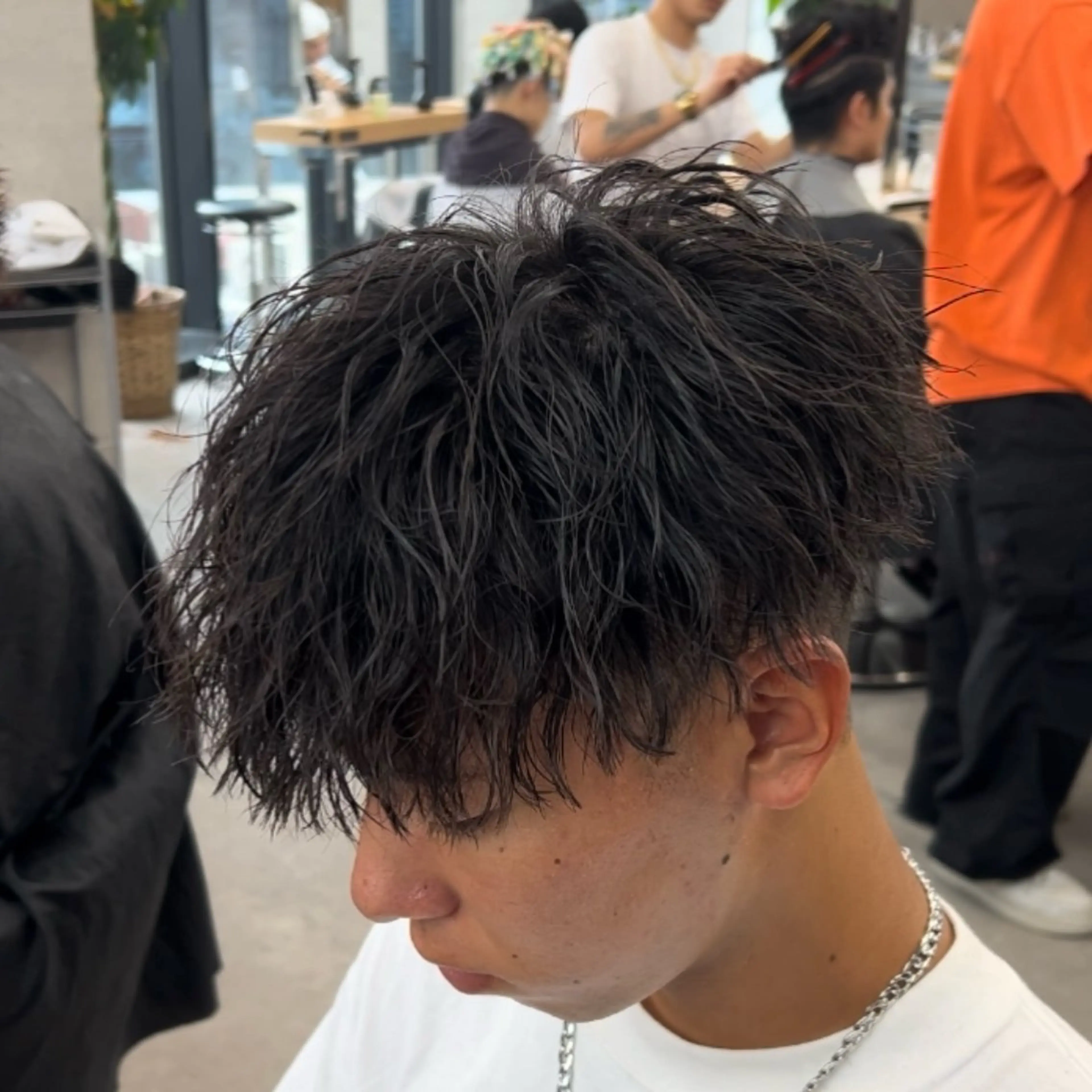 パーマ メンズ カット パーマ メンズパーマ全般/ 似合わせ/ジョウのヘアスタイル