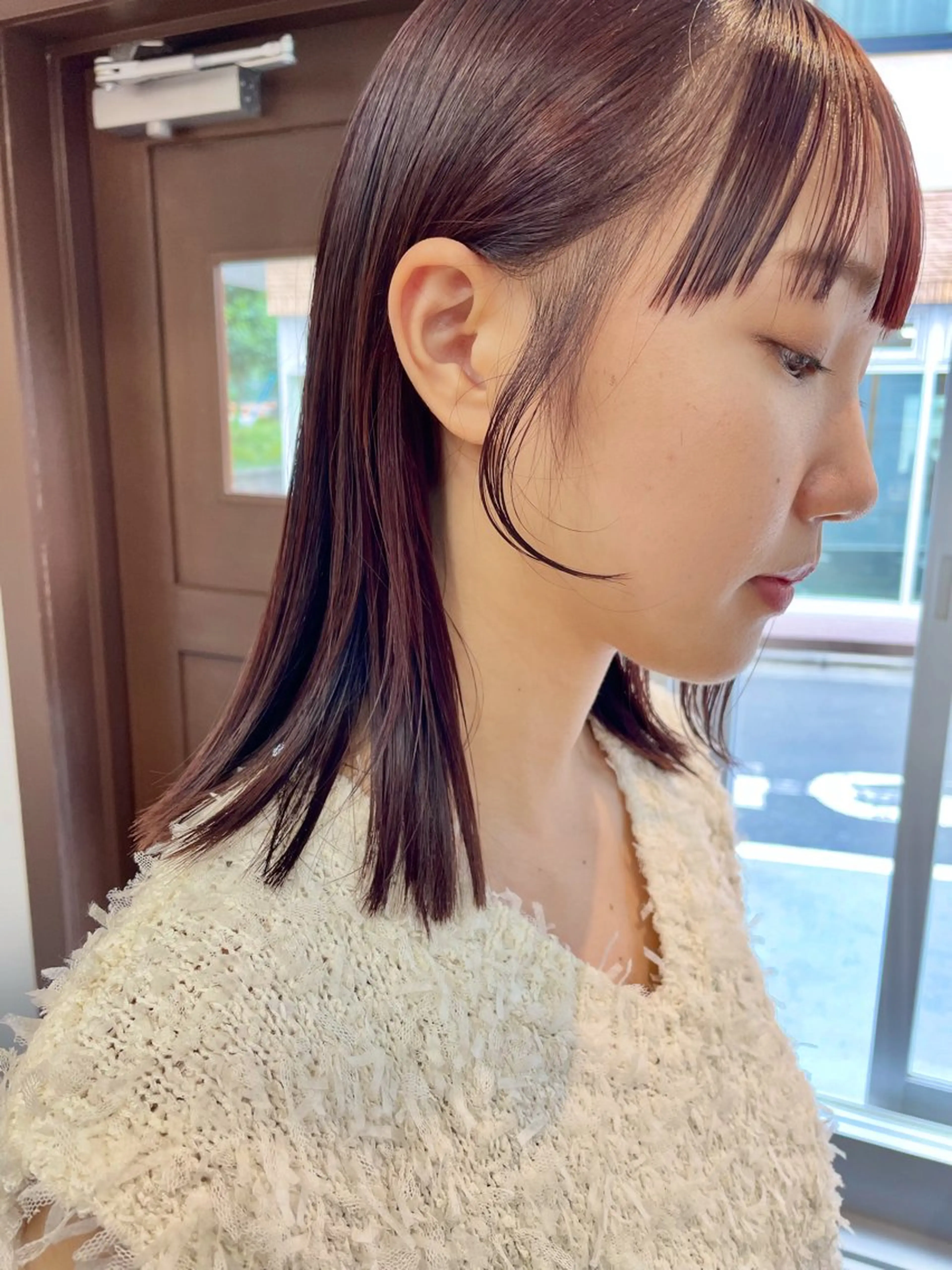 ミディアム カラー 🌼似合わせカット 🌼おぎの みき🌼のヘアスタイル