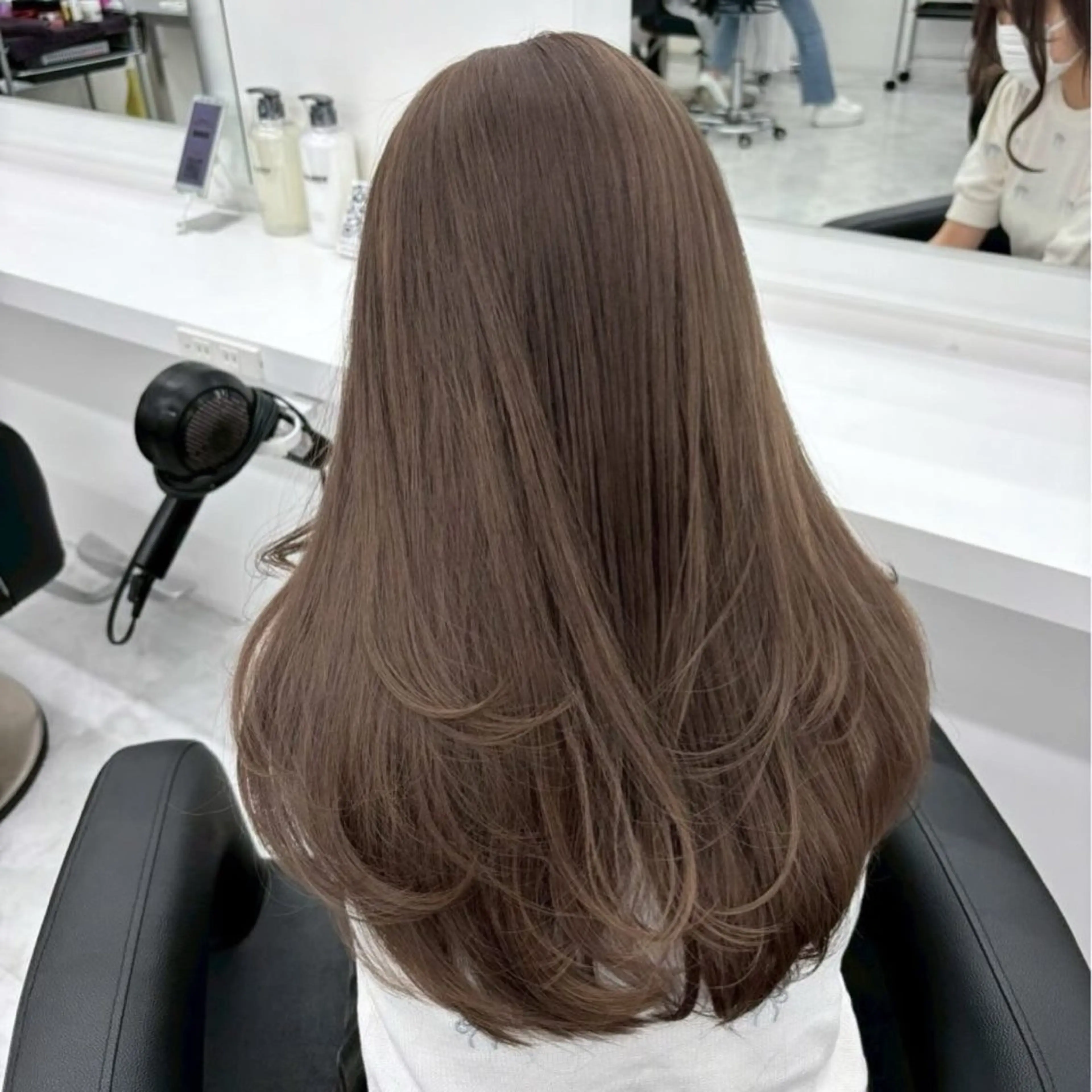 ロング カラー レイヤー/透明感カラ ー/髪質改善/maoのヘアスタイル