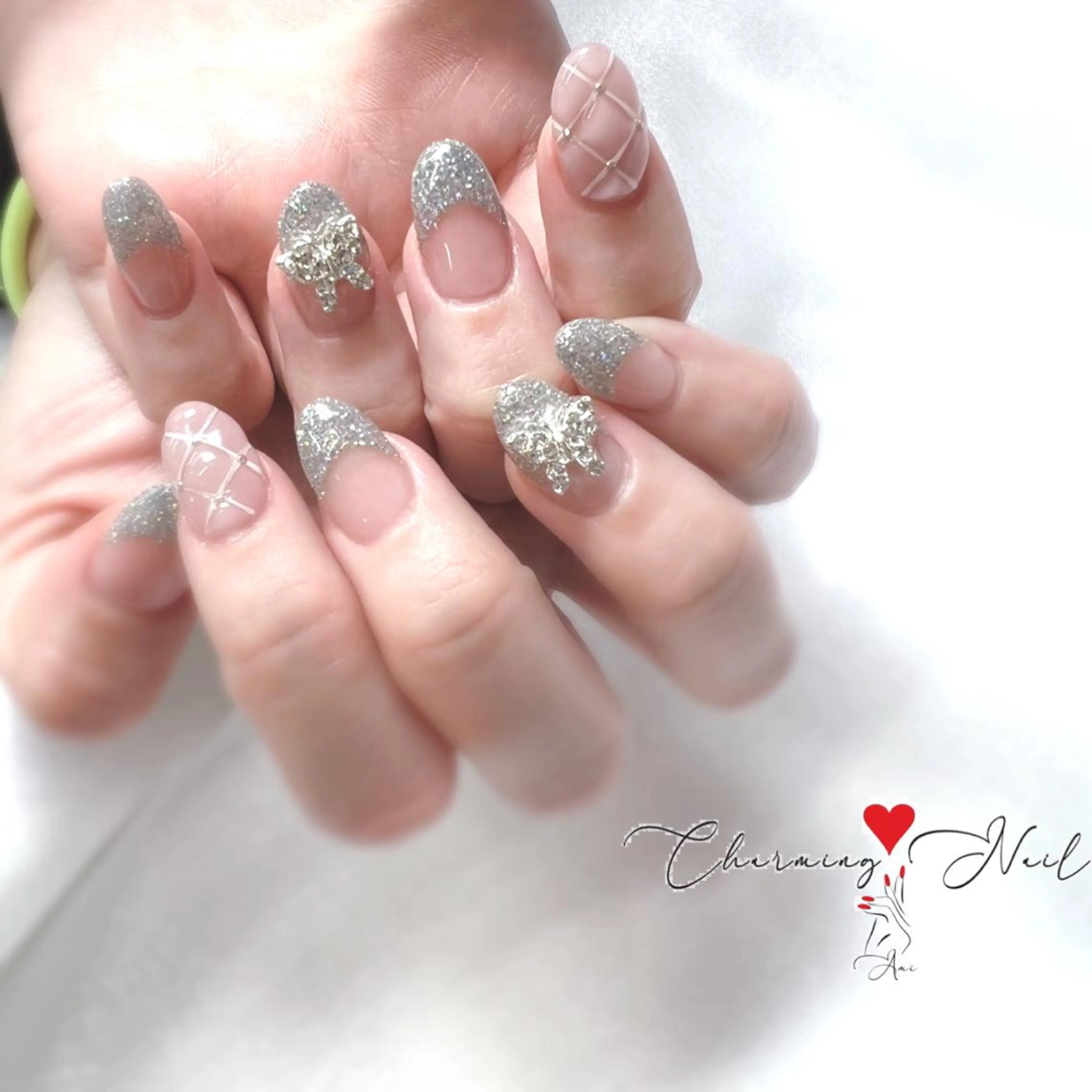ネイル フラッシュネイル キラキラネイル 持ち込み スカルプネイル Charming❤️Nail所属・Nailist Amiのその他イメージ