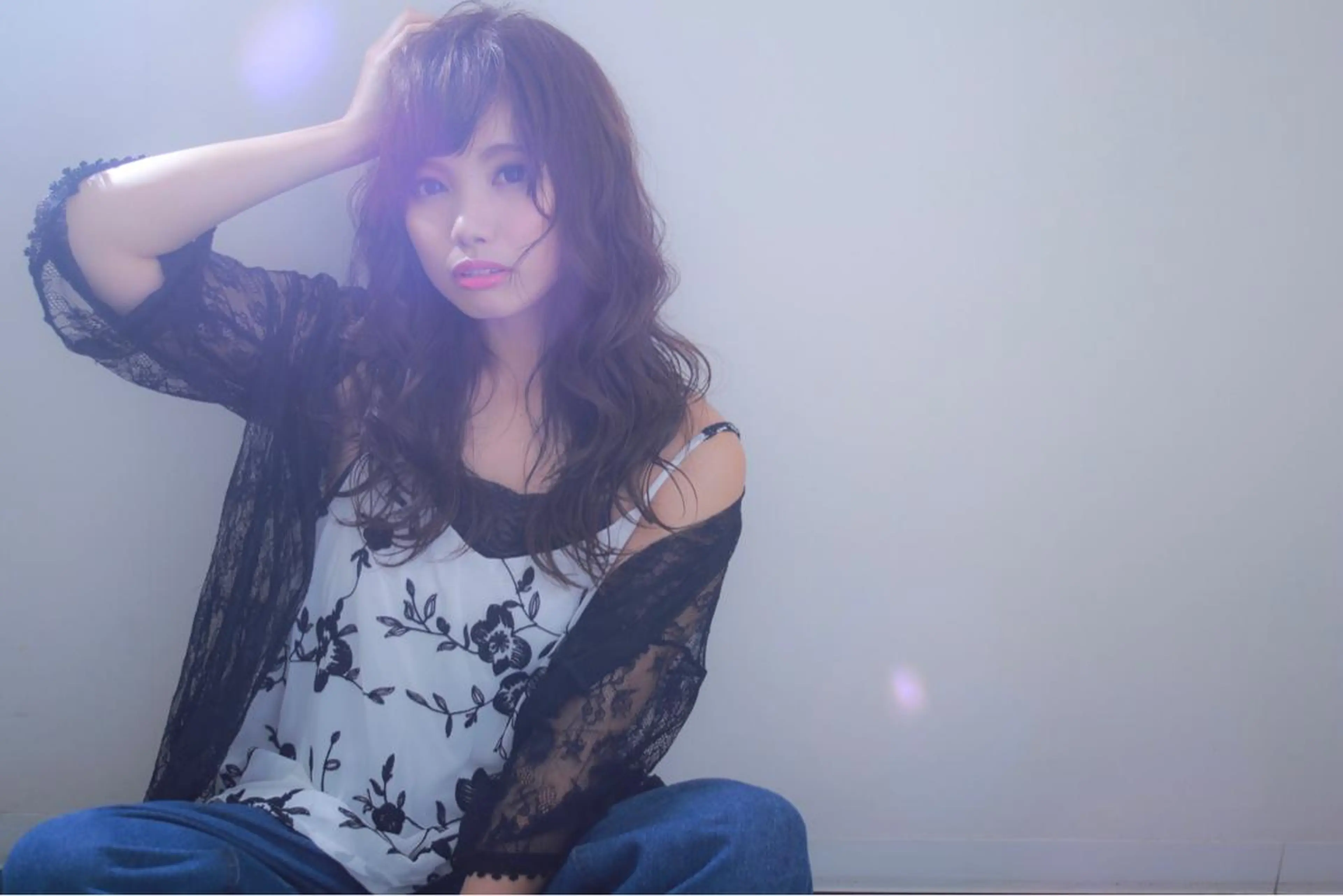 ロング 伊藤 裕貴のヘアスタイル