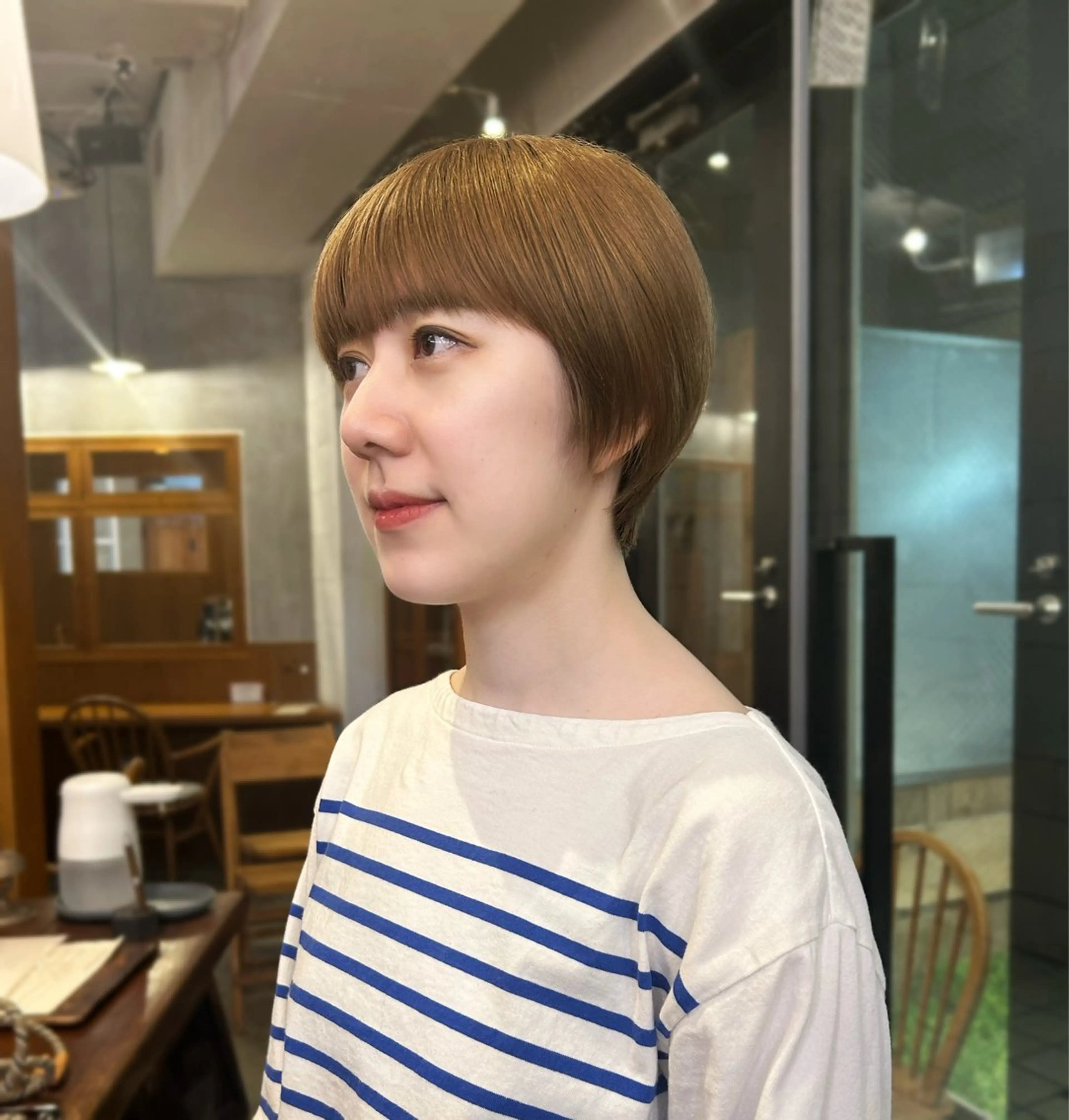 ショート ショートレイヤー レイヤーカット ショートヘア tete nico所属・似合わせ/ヘアカラー nanami🌸のヘアスタイル