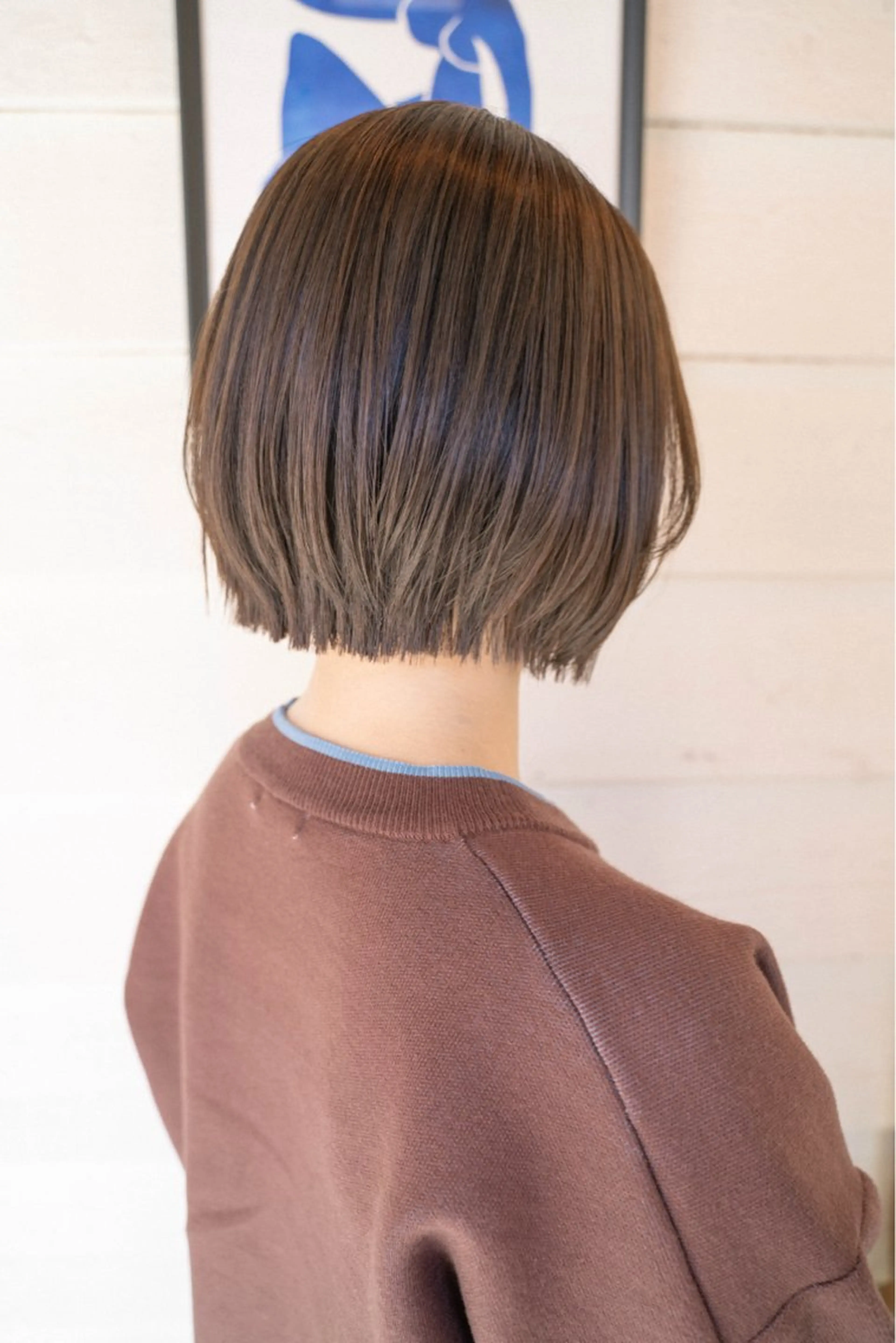 ショート カラー カット 【ボブ】縮毛矯正/ 船橋駅5分/鈴木杏美のヘアスタイル