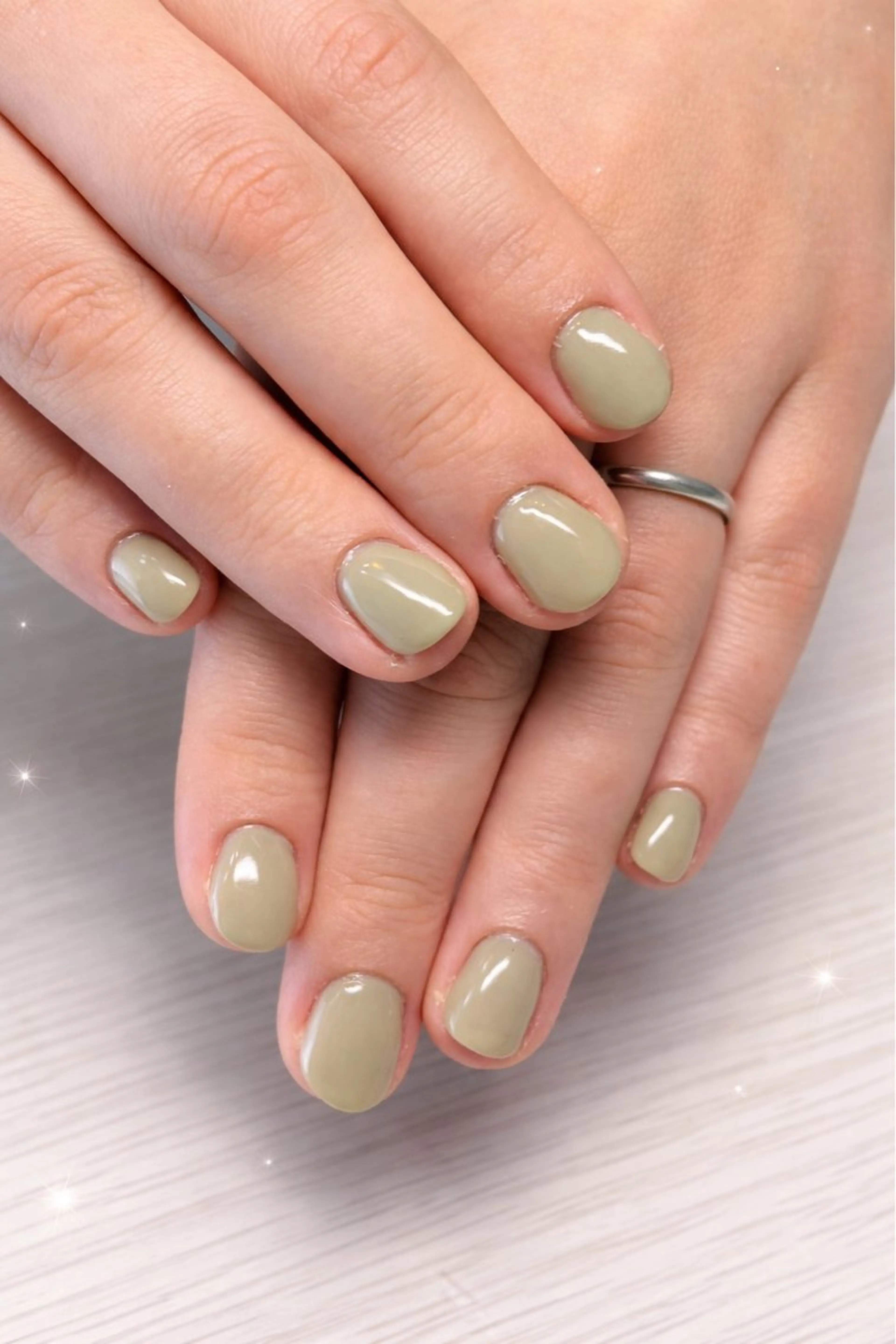 ネイル ワンカラーネイル ショートネイル 春ネイル nail salon Laurel所属・Saaya .のネイルデザイン