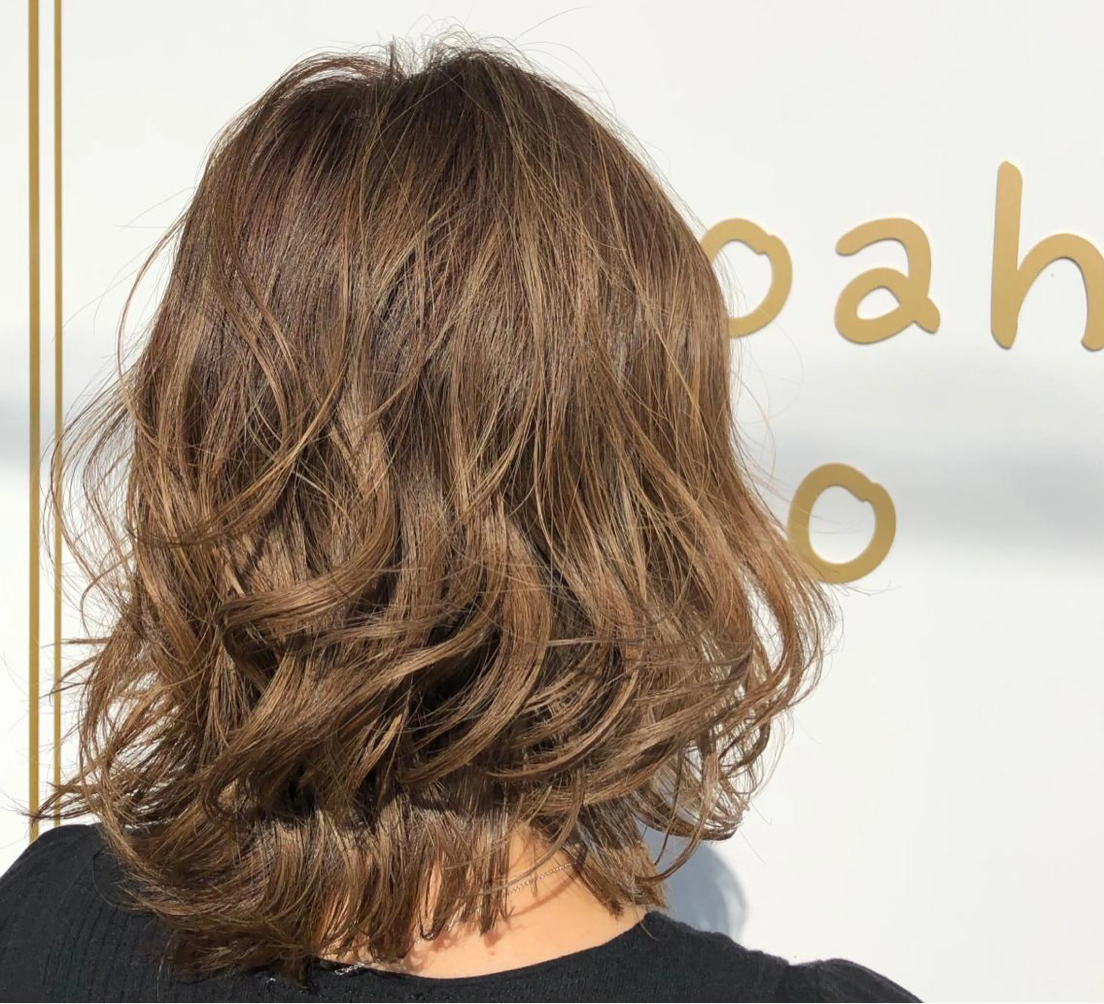 ミディアム ハイライト 【店長】大根 亮太のヘアスタイル