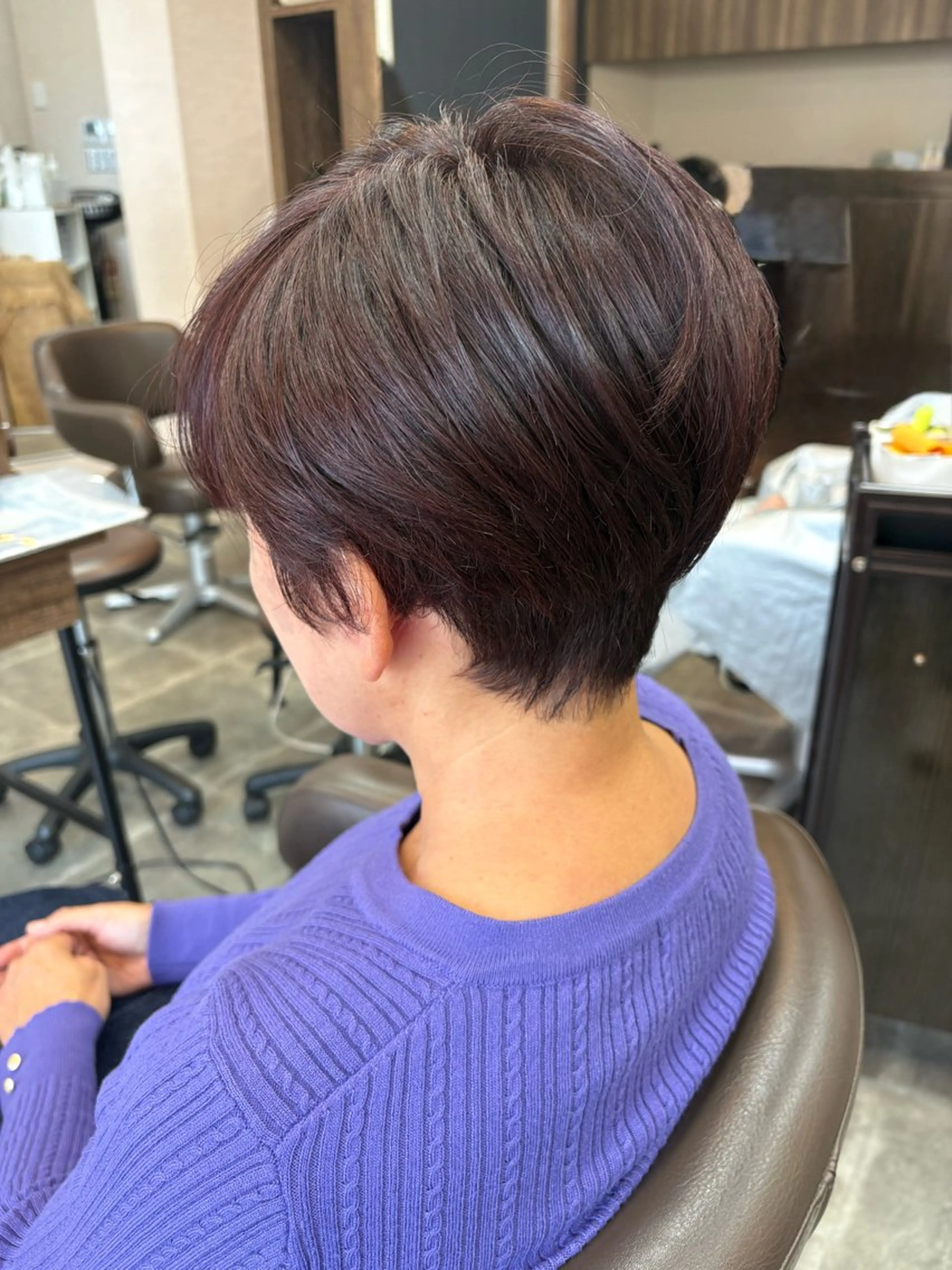 ショート 野崎  由理のヘアスタイル