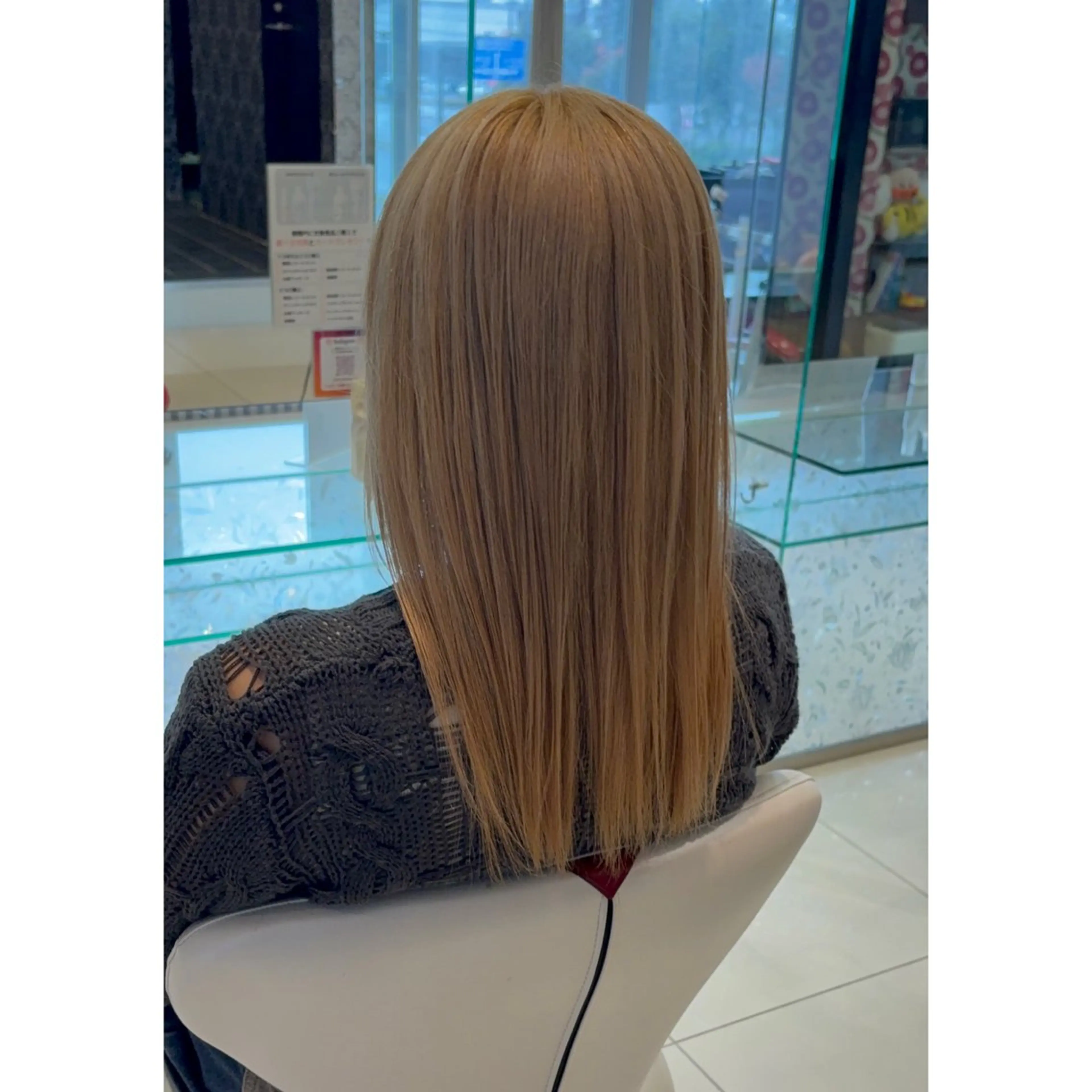 カラー ヘアカラー 中山 千優のヘアスタイル