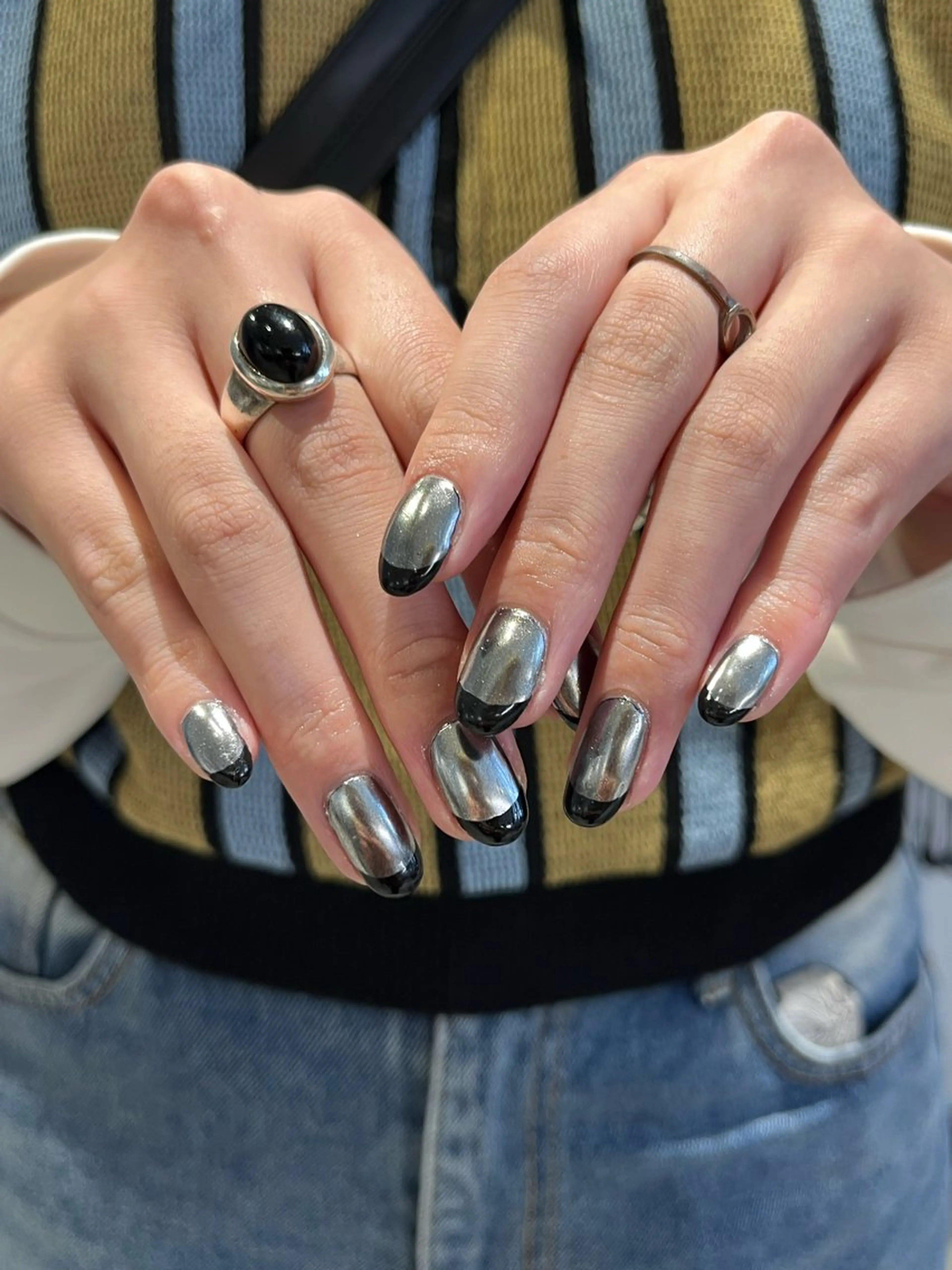 ネイル フレンチネイル ミラーネイル 吉祥寺/個性派/ kazuha🩰のヘアスタイル