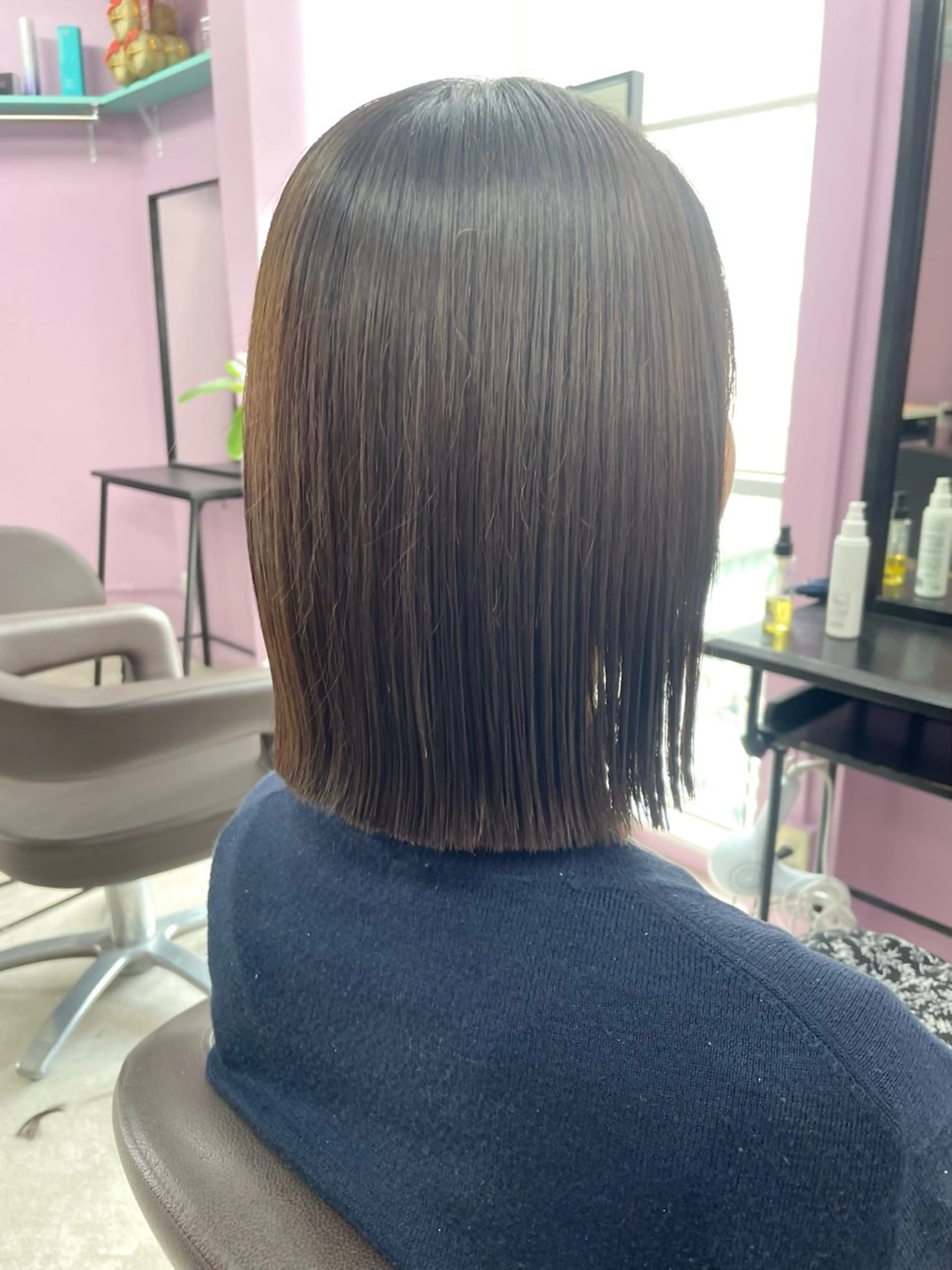 ミディアム カラー カット ヘアカラー トリートメント 高尾亮輔/ ボブ特化美容師のヘアスタイル