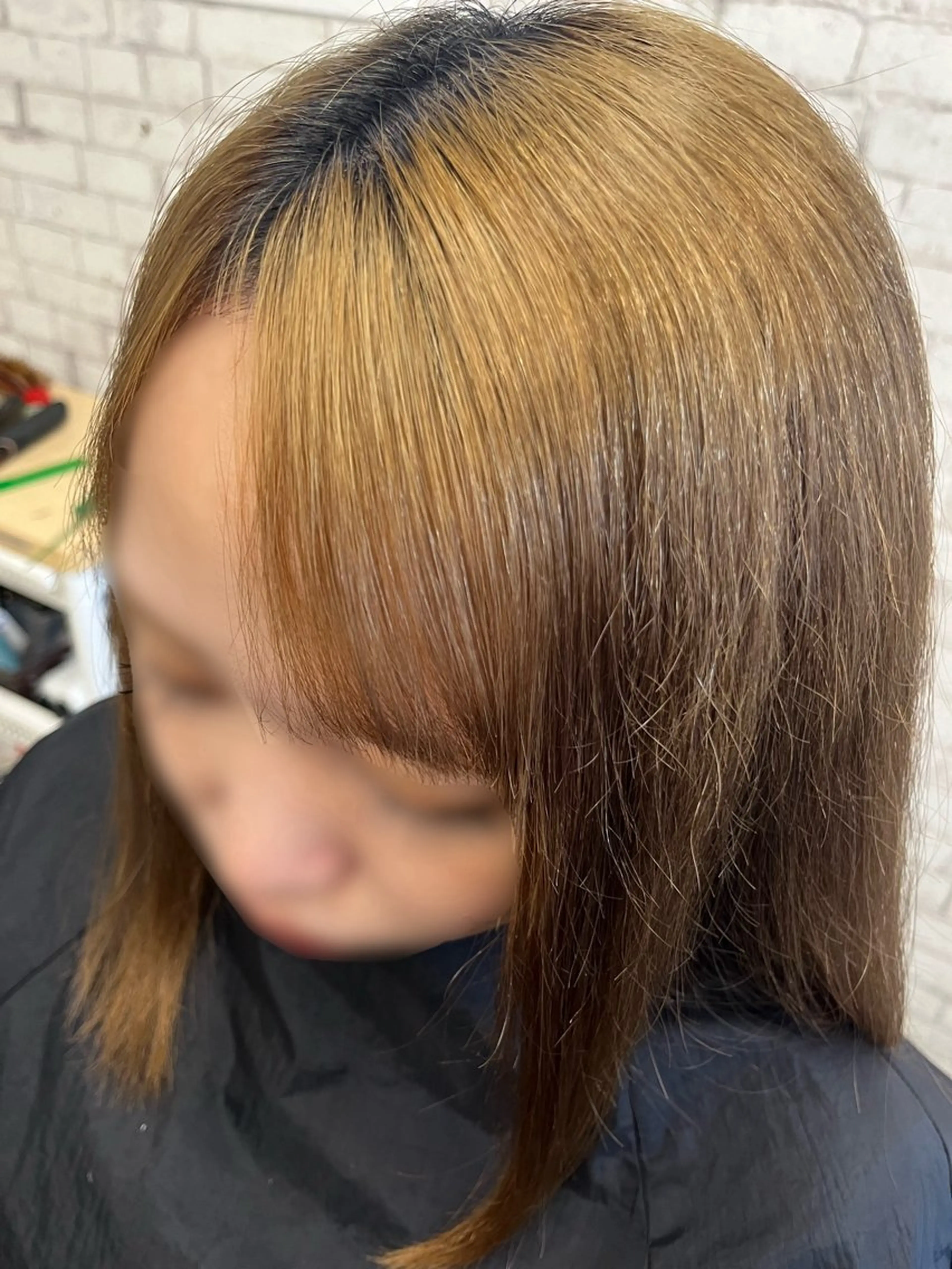 ミディアム フナビキ ユウキのヘアスタイル