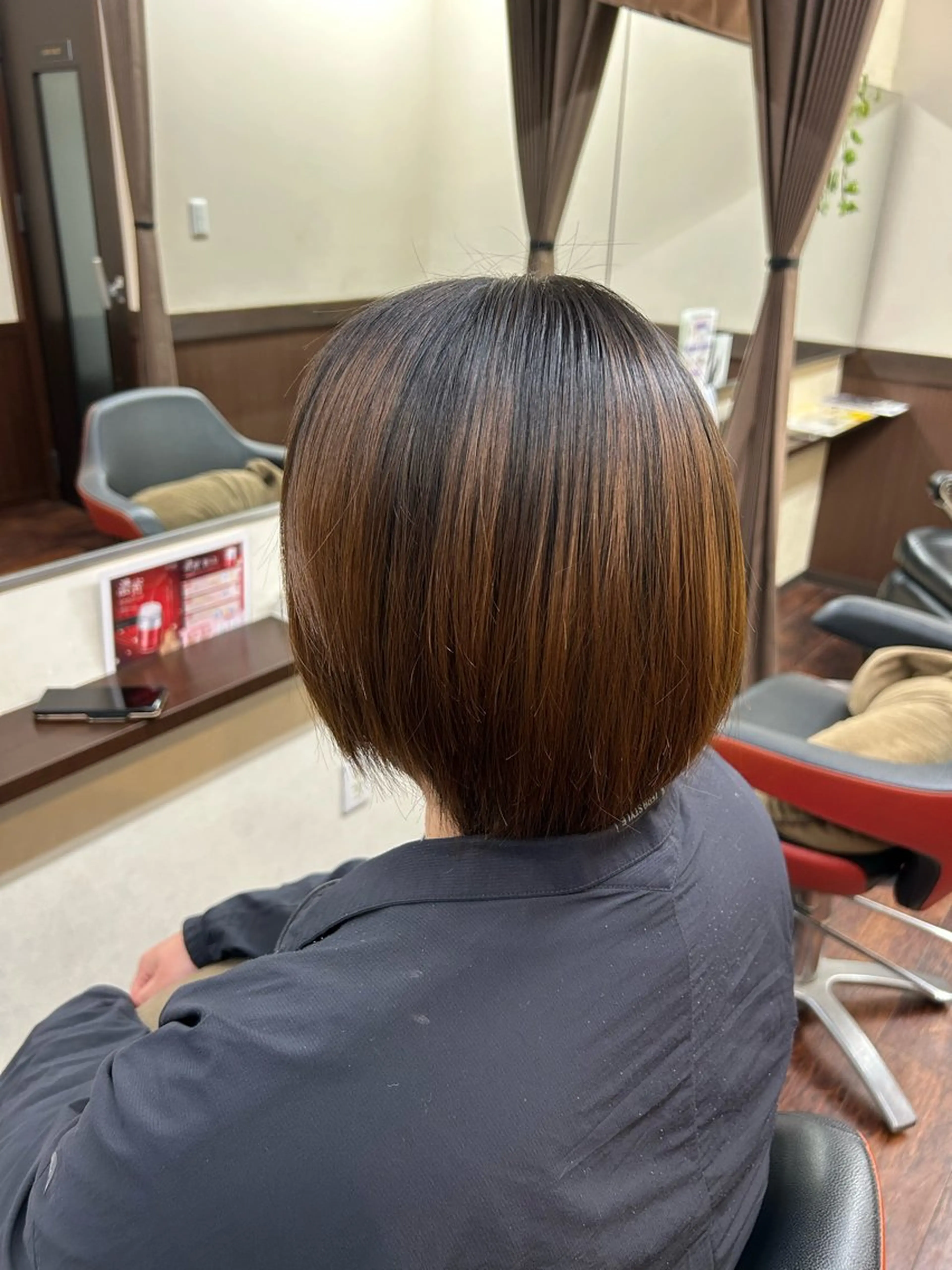 ショート 縮毛矯正 篠田 蒼のヘアスタイル
