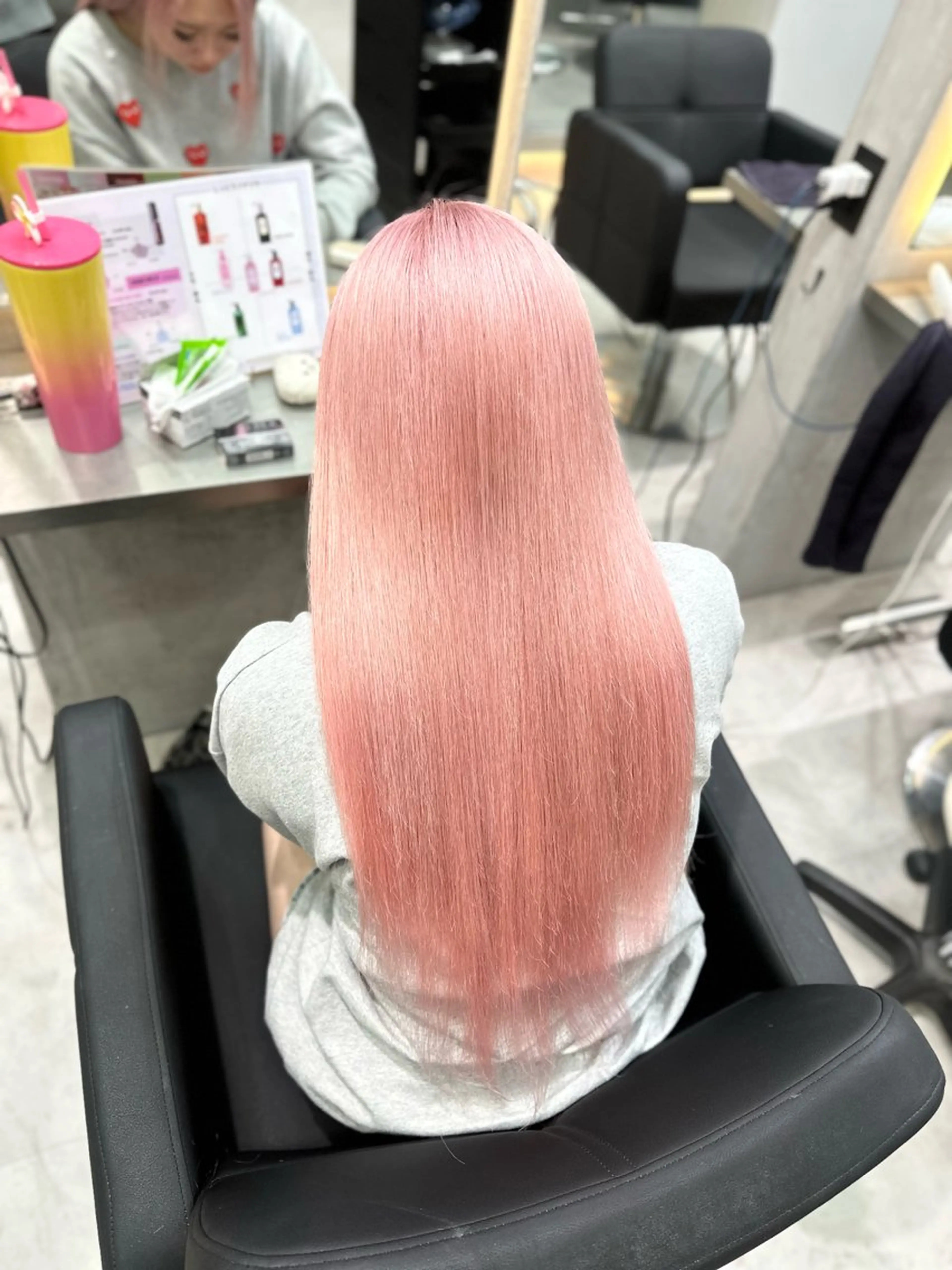 ロング カラー ヘアカラー トリートメント 濵﨑 颯七のヘアスタイル