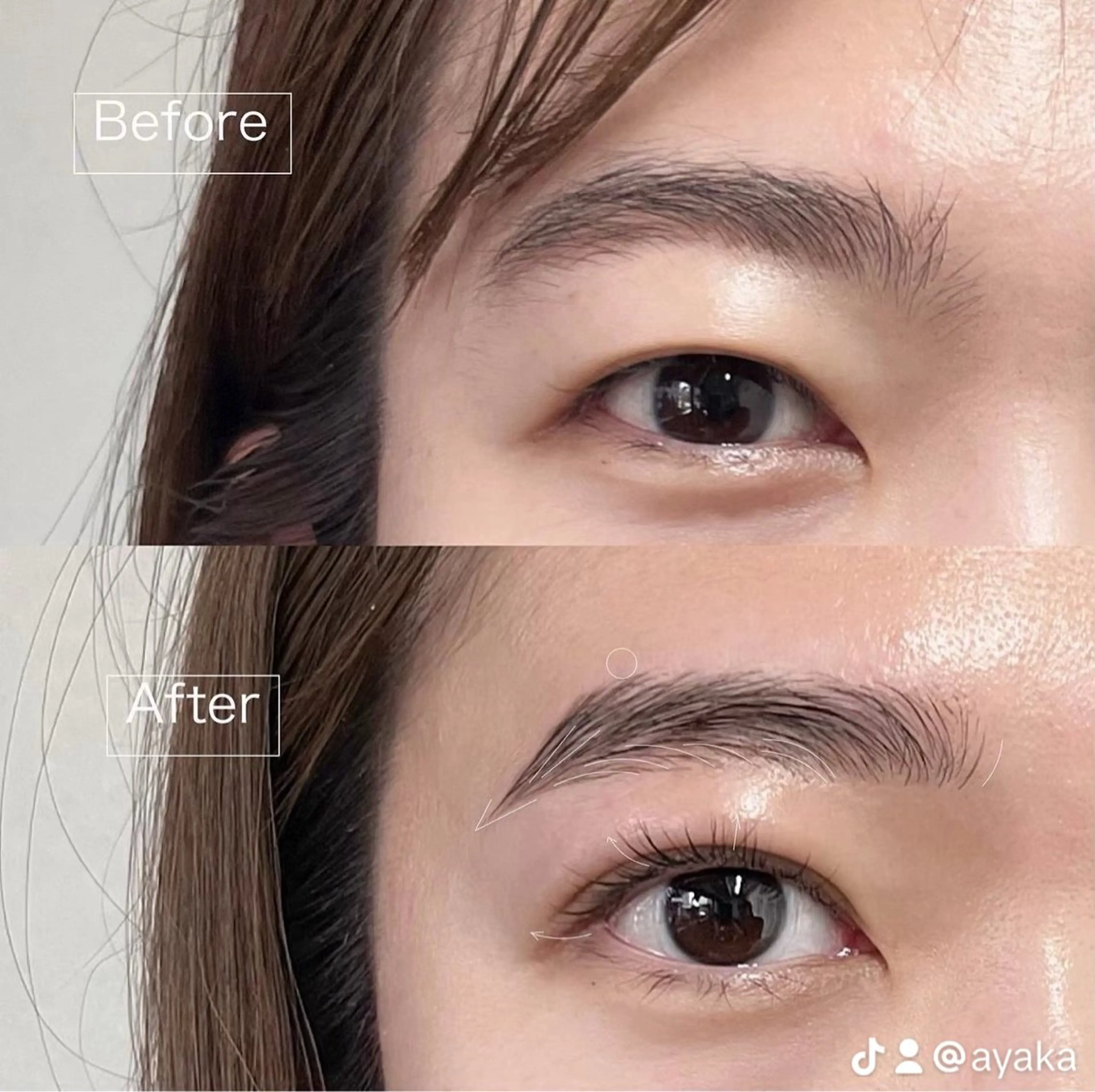 アイブロウ Luma所属・Luma ayakaのマツエク・マツパデザイン