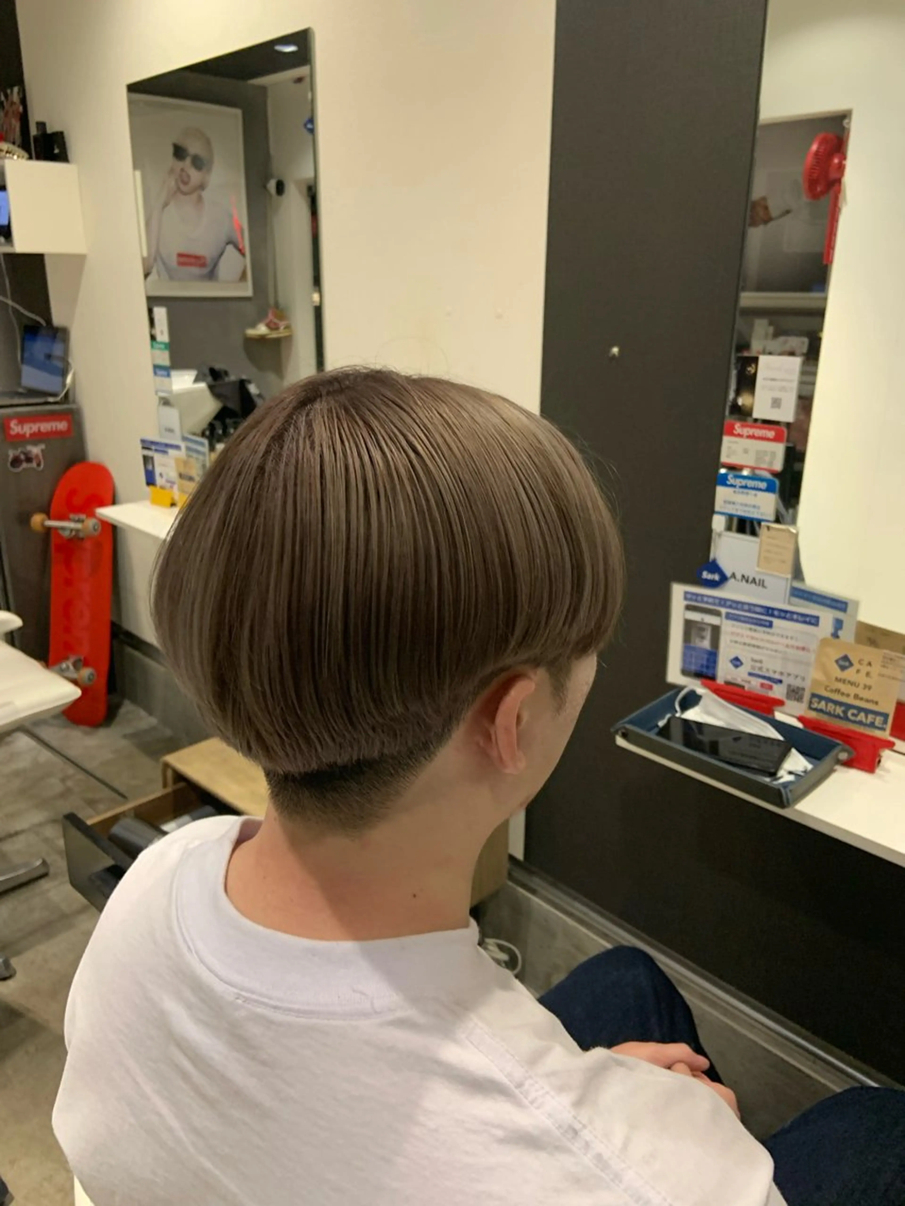 メンズ カット ヘアカラー 原谷 一成のヘアスタイル