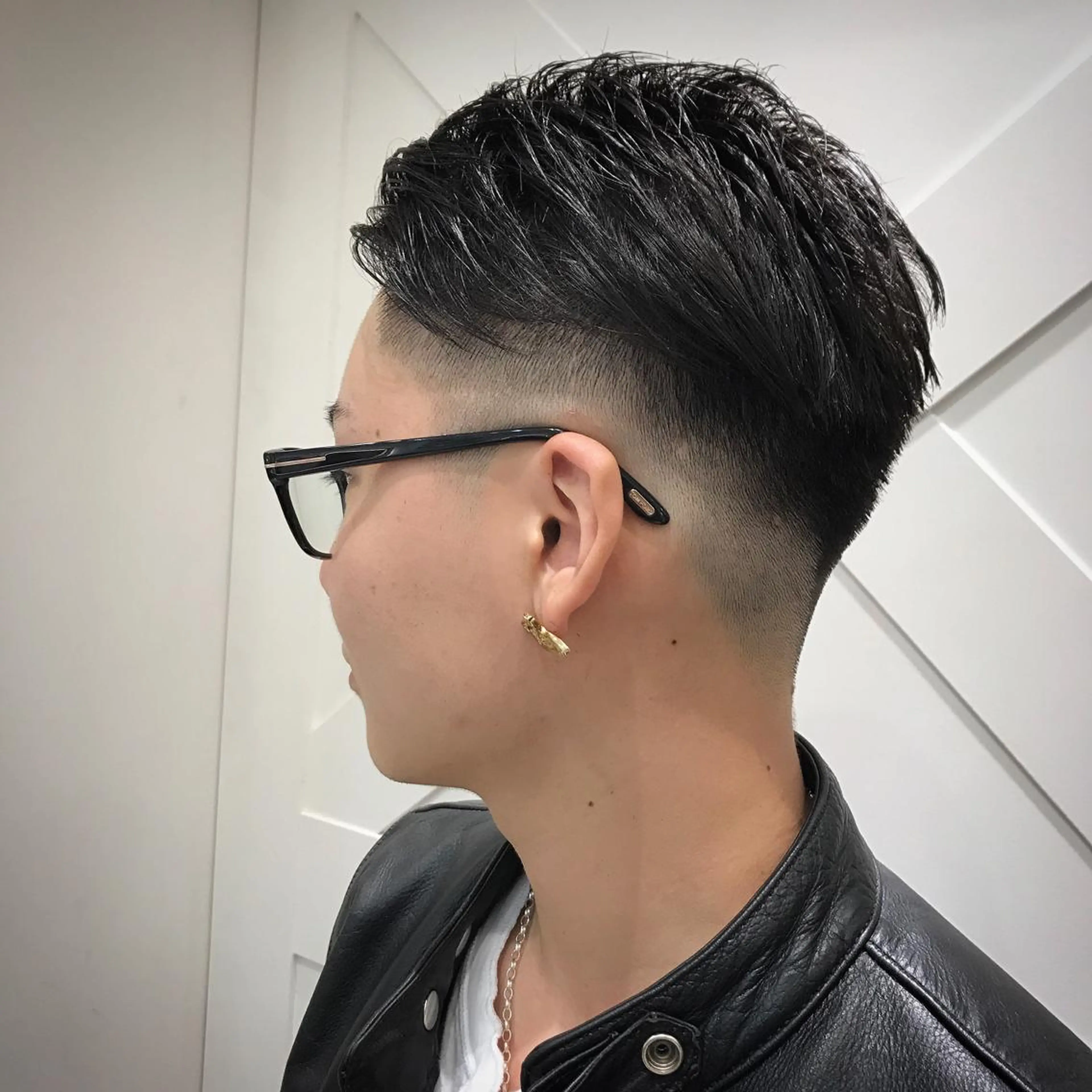 ショート カラー パーマ メンズ カット 平内 賢人のヘアスタイル